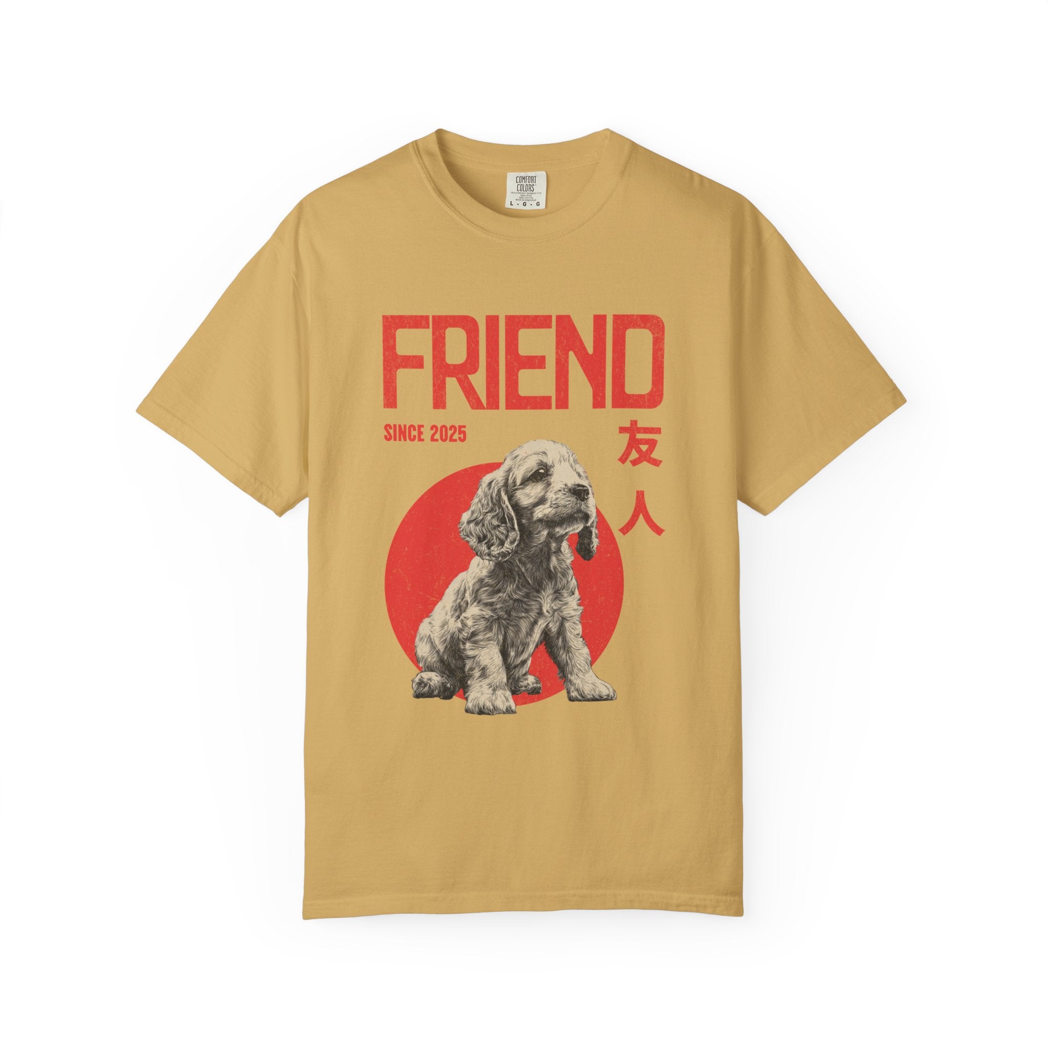 Cocker Spaniel Puppy T-shirt | Anime Dog Shirt | Pet Memorial, Adoption Gift | Custom Year Personalization | Dog mama |Comfort Colors®