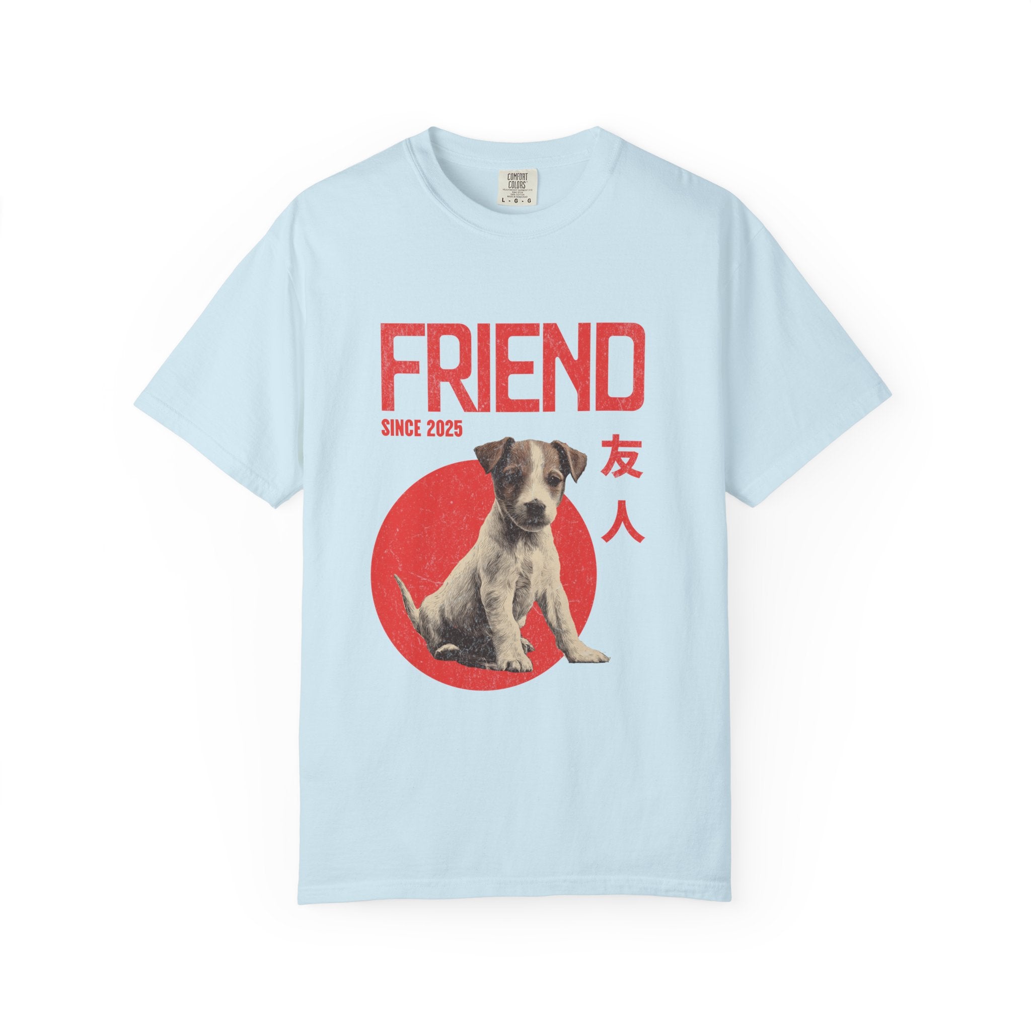 Jack Russel Puppy T-shirt | Anime Dog Shirt | Pet Memorial, Adoption Gift | Custom Year Personalization | Comfort Colors®