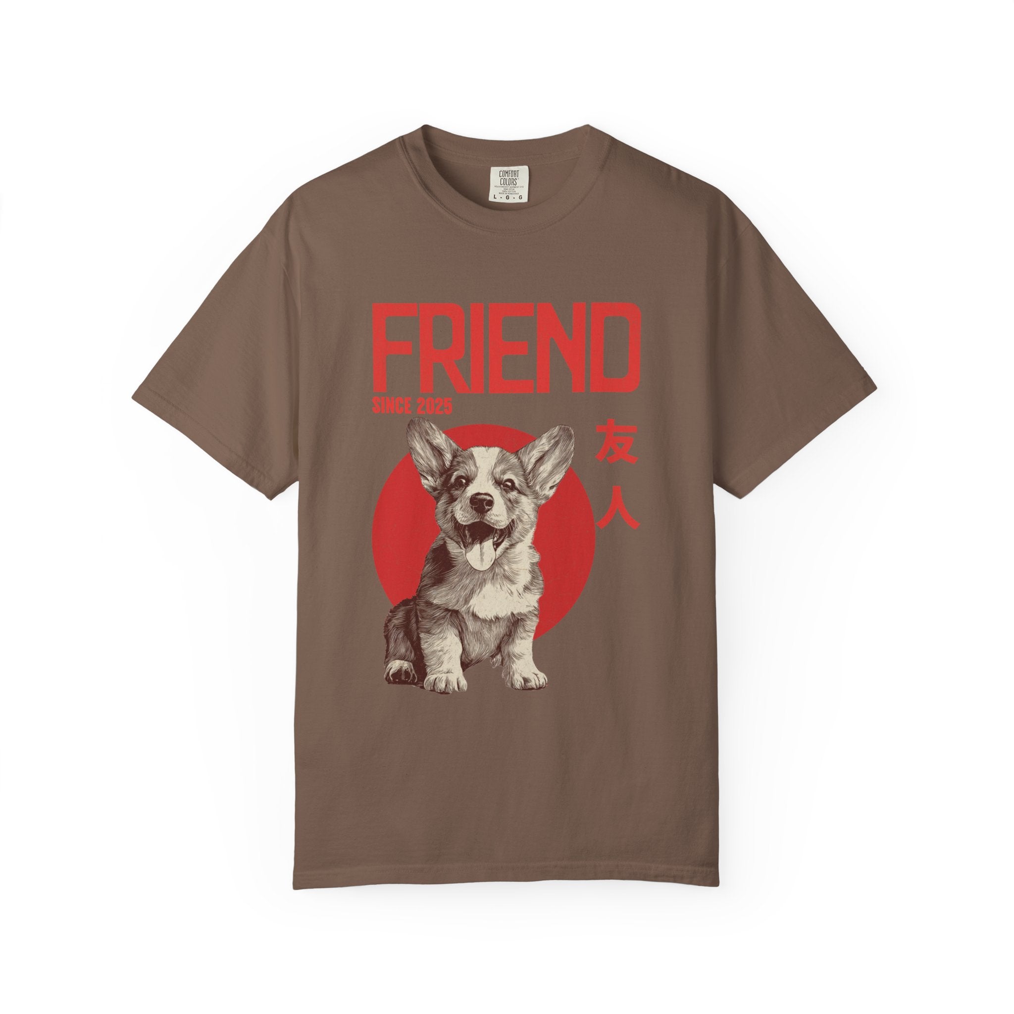 Corgi Puppy T-shirt | Anime Dog Shirt | Pet Memorial, Adoption Gift | Custom Year Personalization | Puppy owner mama |Comfort Colors®
