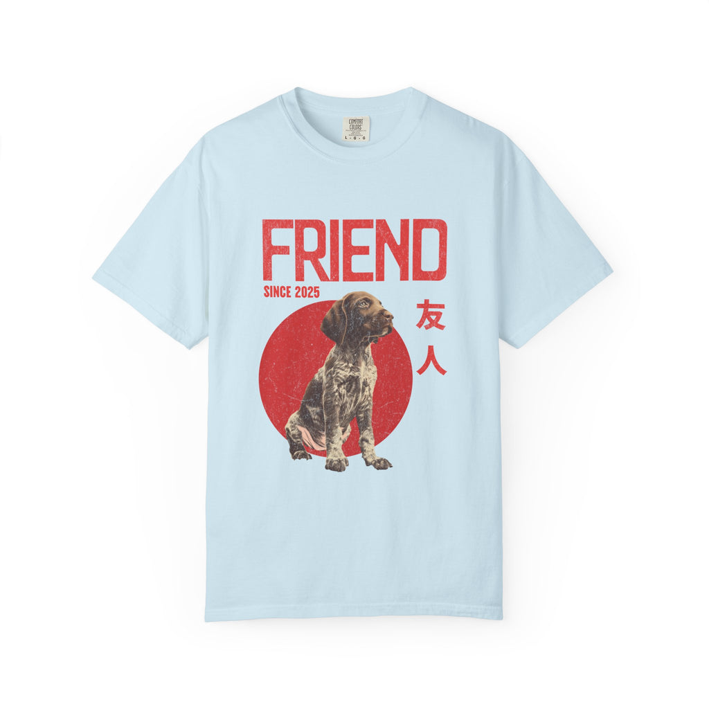 German Pointer Puppy T-shirt | Anime Dog Shirt | Pet Memorial, Adoption Gift | Custom Year Personalization | Comfort Colors®
