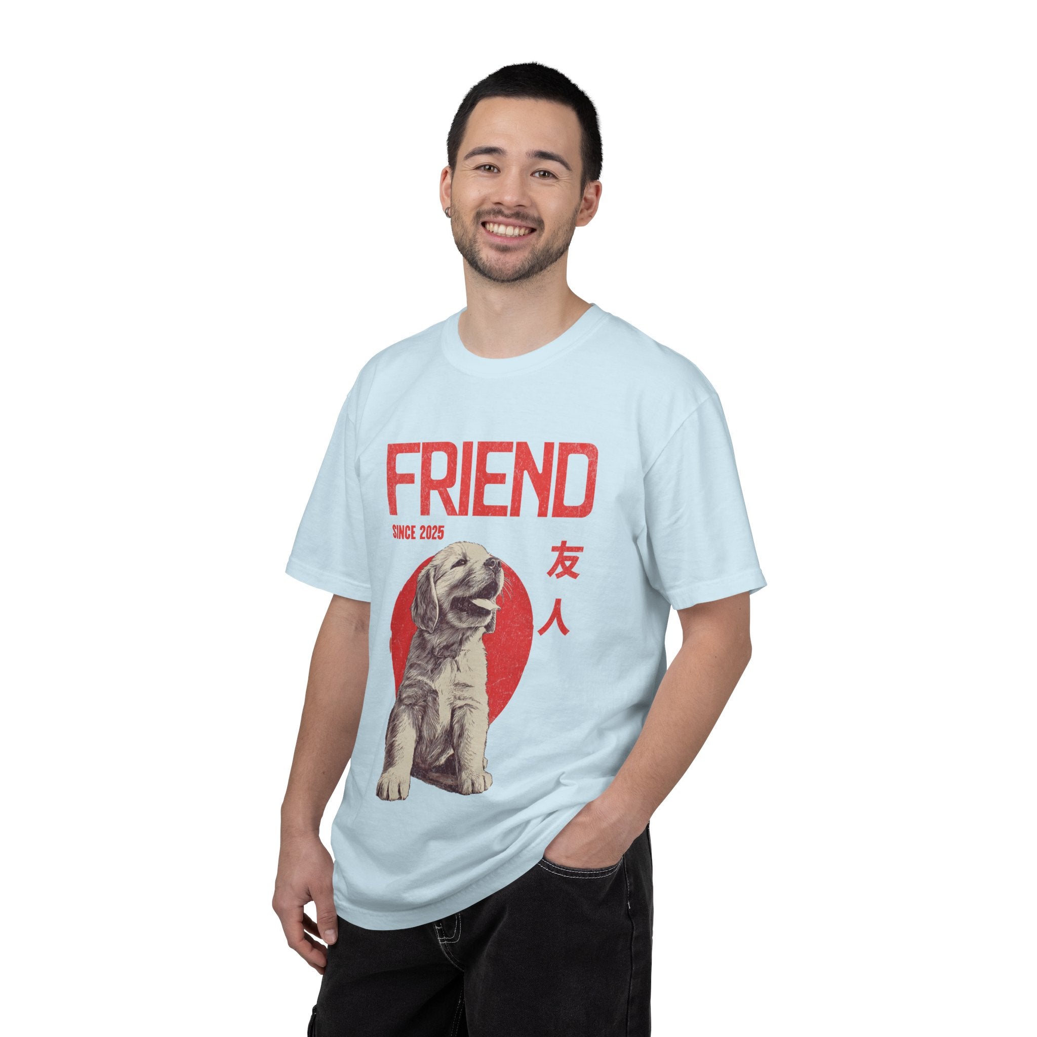 Golden Retriever Puppy Tee | Anime Dog Shirt | Unisex Birthday Gift | Custom Year Personalization | Gift for Dog Lovers and Anime Fans