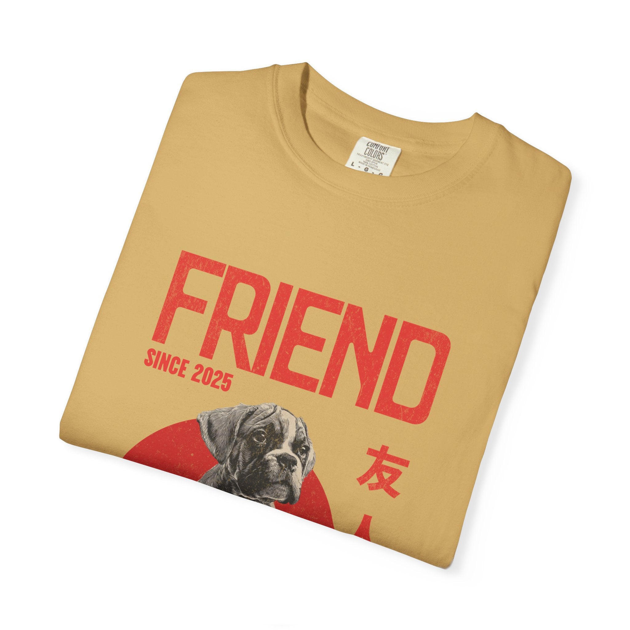 Boxer Puppy T-shirt | Anime Dog Shirt | Pet Memorial, Adoption Gift | Custom Year Personalization | Comfort Colors®
