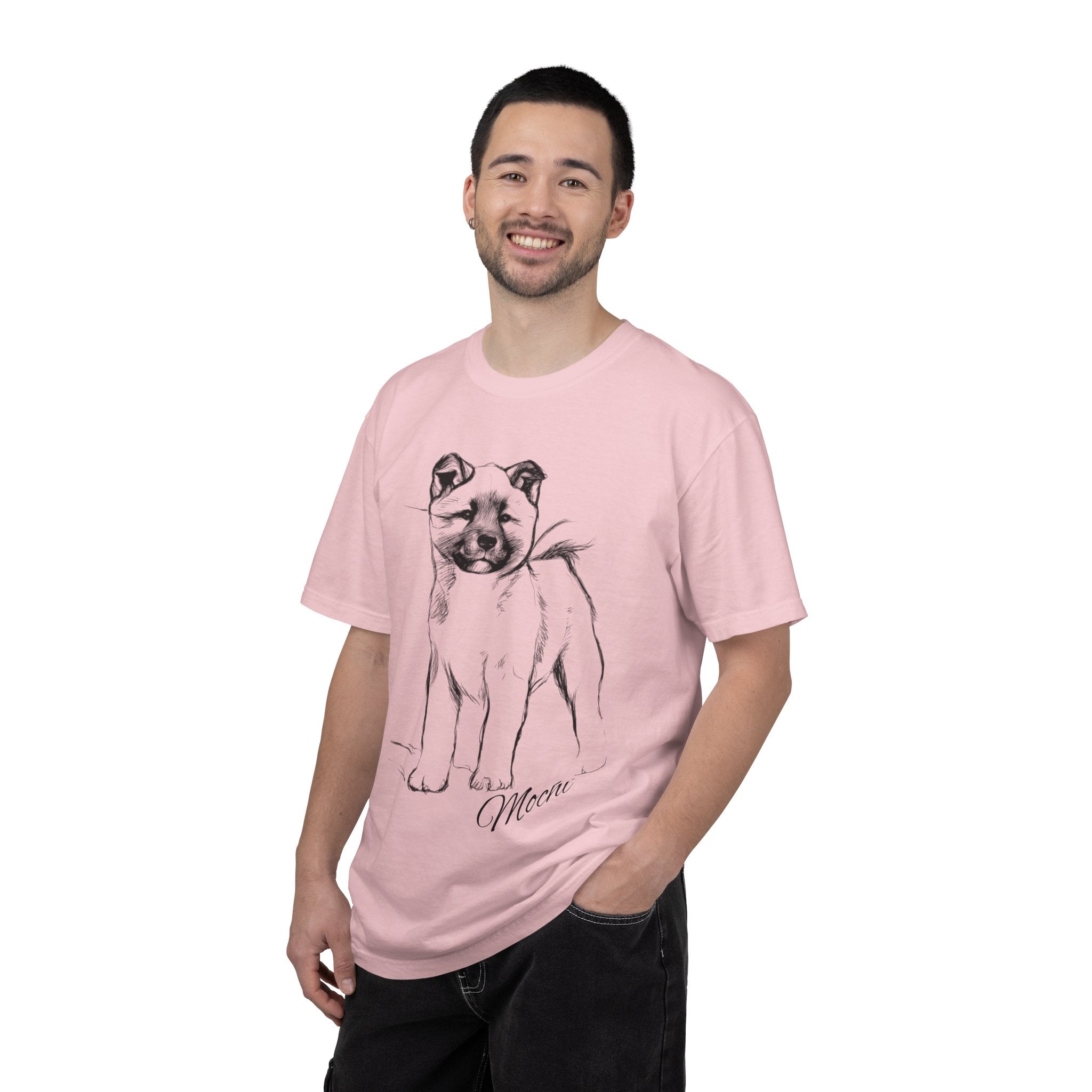 Personalized American Akita T-Shirt | Custom Dog Name Tee | Comfort Colors 1717 Tee | Minimal Sketch Vintage Style | Dog lover gift