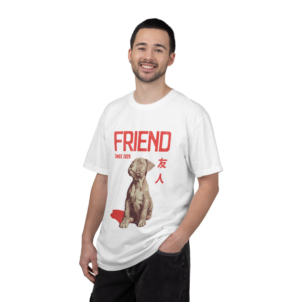 Pitbull Friend Shirt  | Anime Dog T-Shirt | Unisex Birthday Gift | Custom Year Personalization | Gift for Dog Lovers and Anime Fans