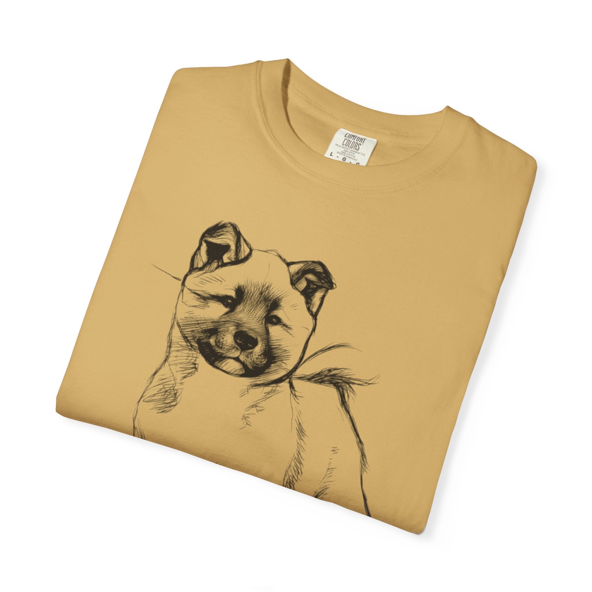 Personalized American Akita T-Shirt | Custom Dog Name Tee | Comfort Colors 1717 Tee | Minimal Sketch Vintage Style | Dog lover gift