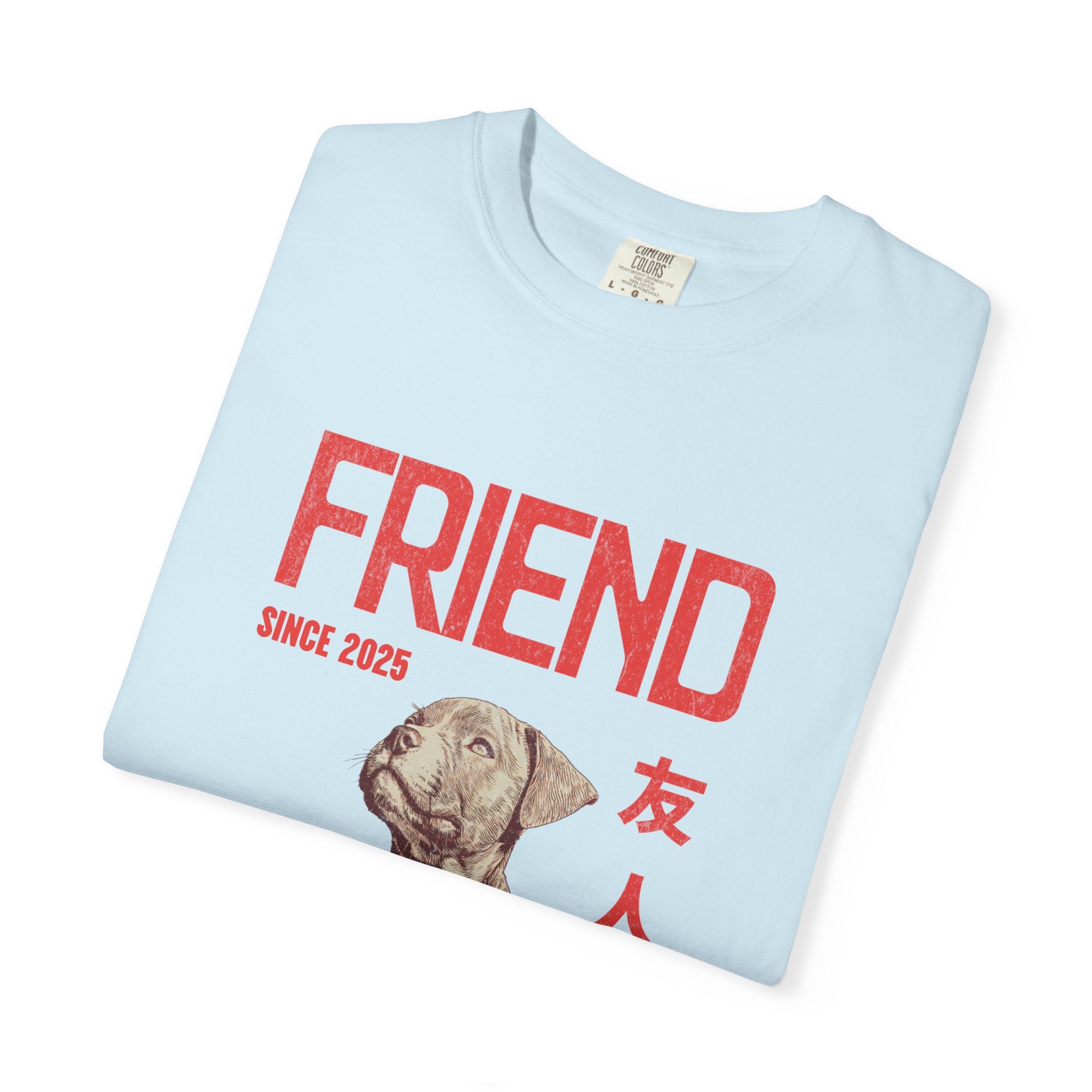 Pitbull Friend Shirt  | Anime Dog T-Shirt | Unisex Birthday Gift | Custom Year Personalization | Gift for Dog Lovers and Anime Fans