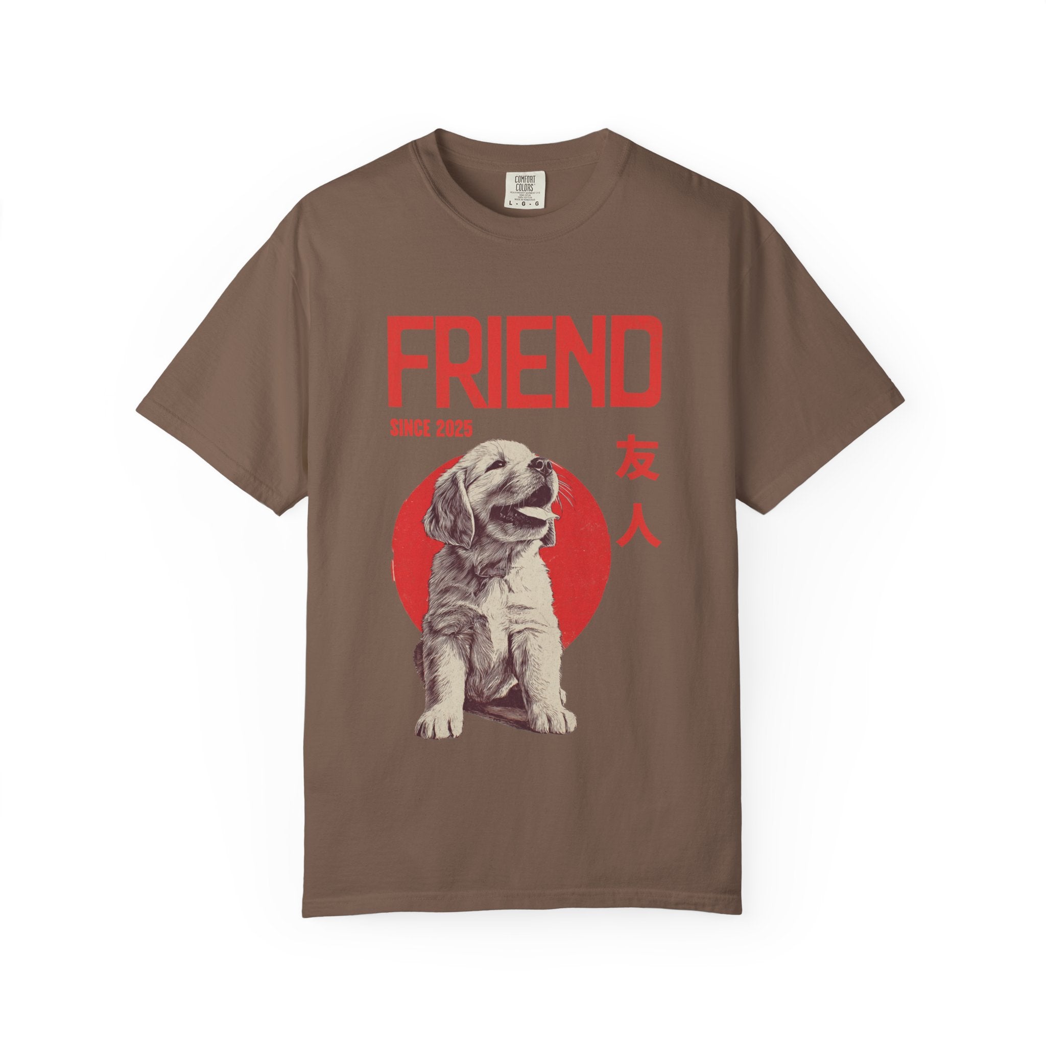 Golden Retriever Puppy Tee | Anime Dog Shirt | Unisex Birthday Gift | Custom Year Personalization | Gift for Dog Lovers and Anime Fans