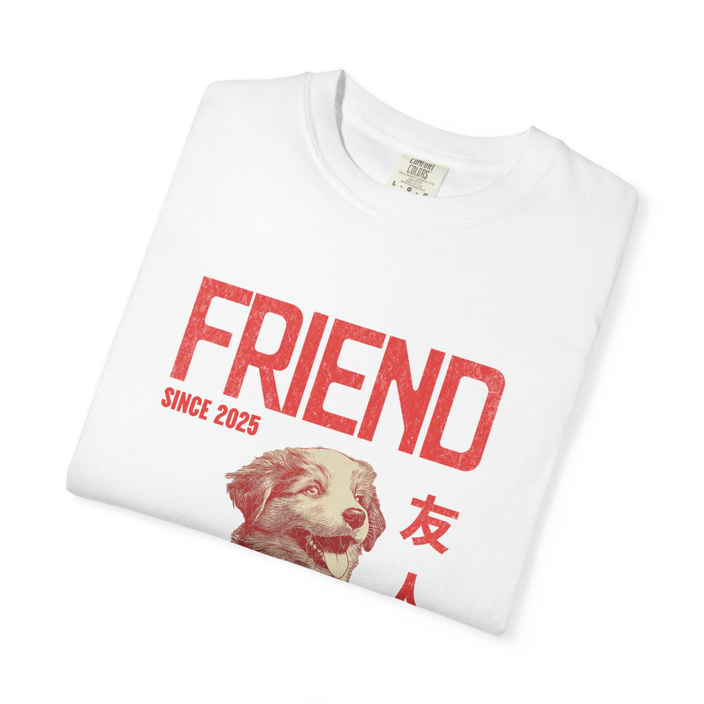 Australian Shepherd Friend Tee | Anime Dog Shirt | Unisex Birthday Gift | Custom Year Personalization | Gift for Dog Lovers and Anime Fans