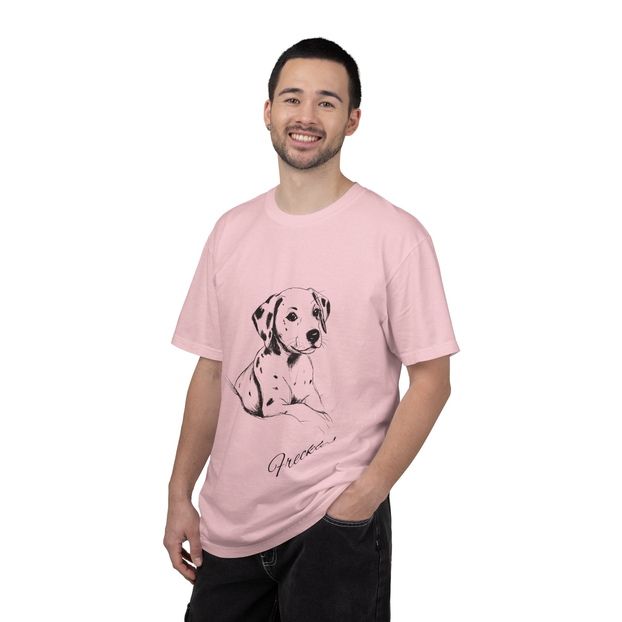 Personalized Dalmatian T-Shirt | Custom Dog Name Tee | Comfort Colors Tee | Minimal Sketch Vintage Style | Dog lover gift