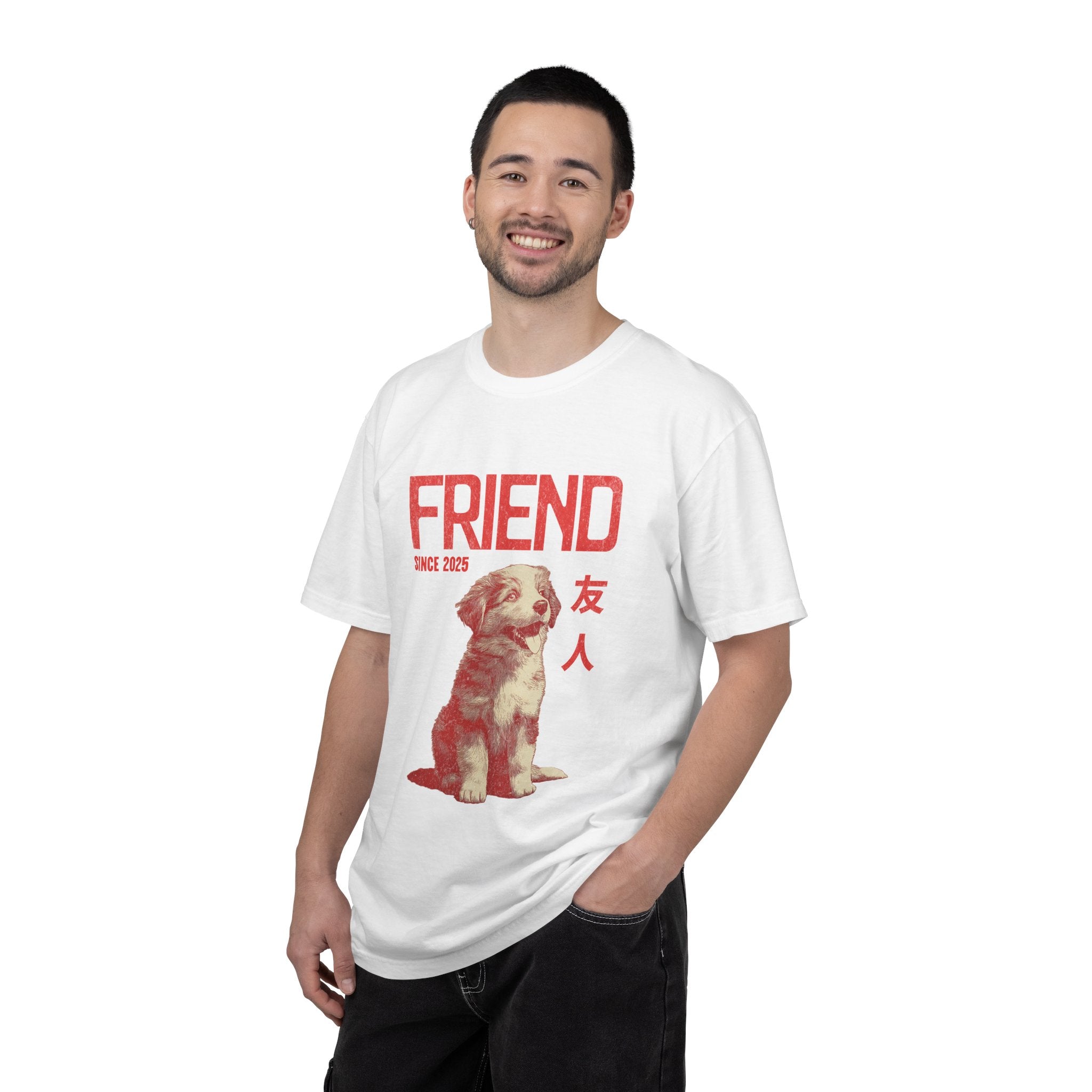 Australian Shepherd Friend Tee | Anime Dog Shirt | Unisex Birthday Gift | Custom Year Personalization | Gift for Dog Lovers and Anime Fans