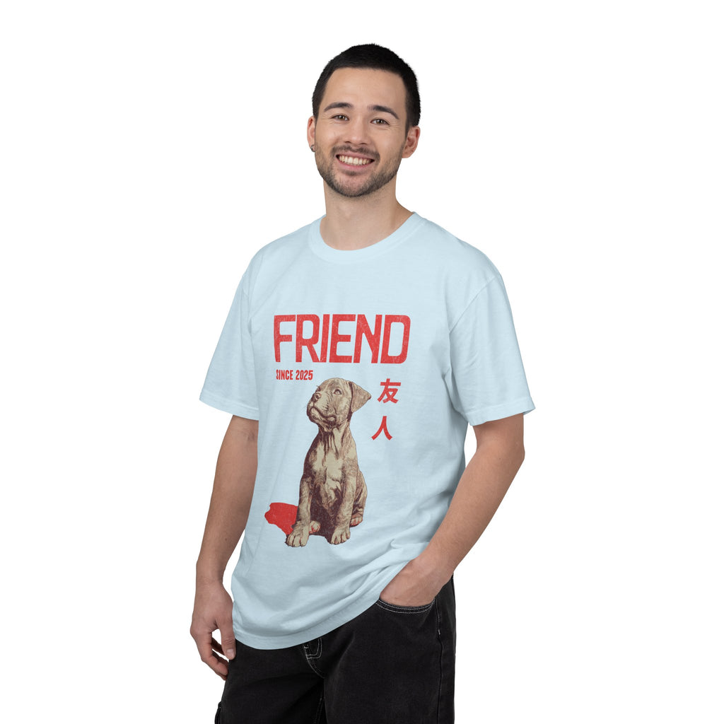 Pitbull Friend Shirt  | Anime Dog T-Shirt | Unisex Birthday Gift | Custom Year Personalization | Gift for Dog Lovers and Anime Fans