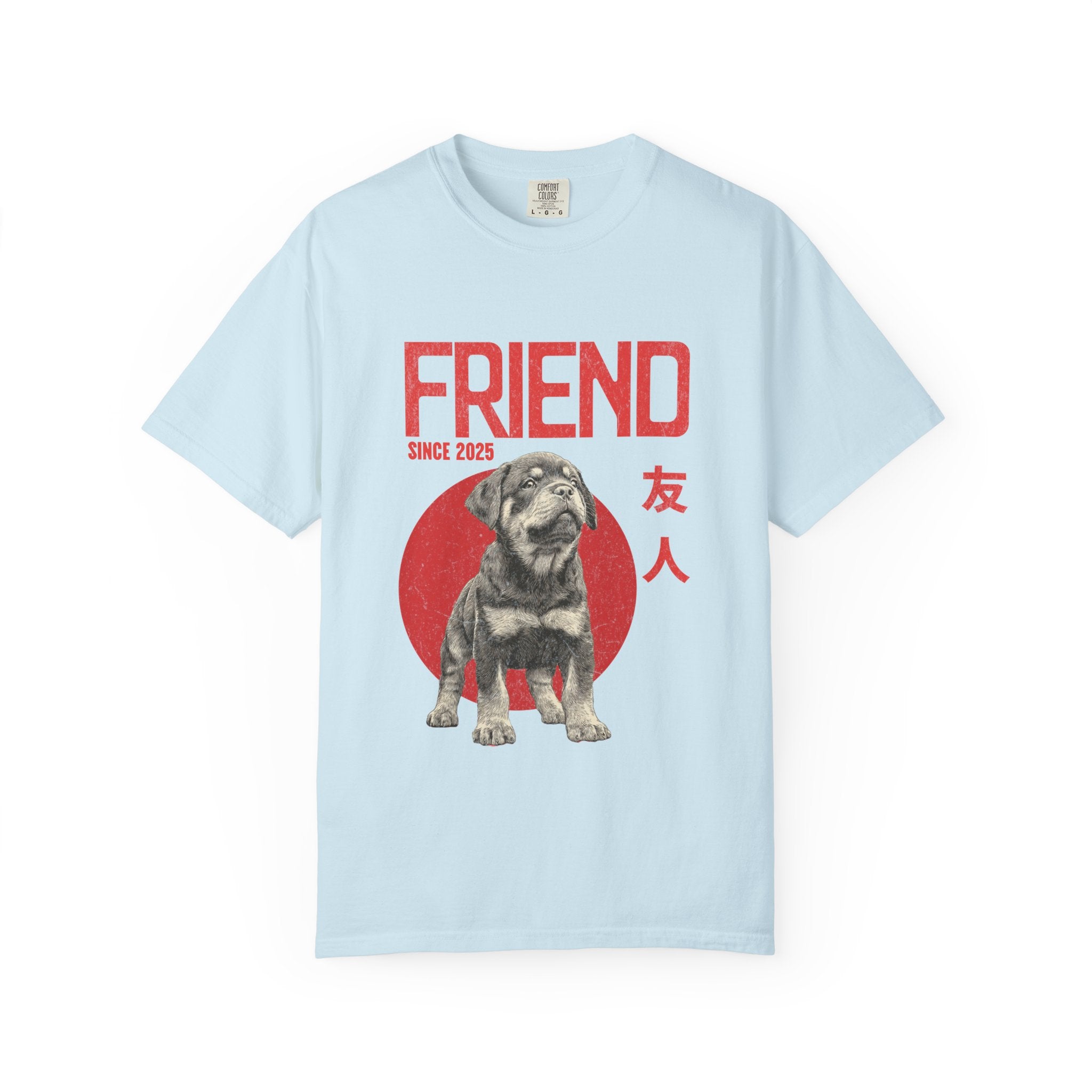 Rottweiler Puppy T-shirt | Anime Dog Shirt | Pet Memorial, Adoption Gift | Custom Year Personalization | Comfort Colors®