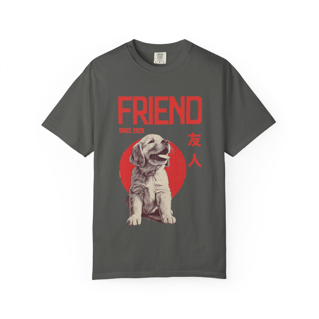 Golden Retriever Puppy Tee | Anime Dog Shirt | Unisex Birthday Gift | Custom Year Personalization | Gift for Dog Lovers and Anime Fans