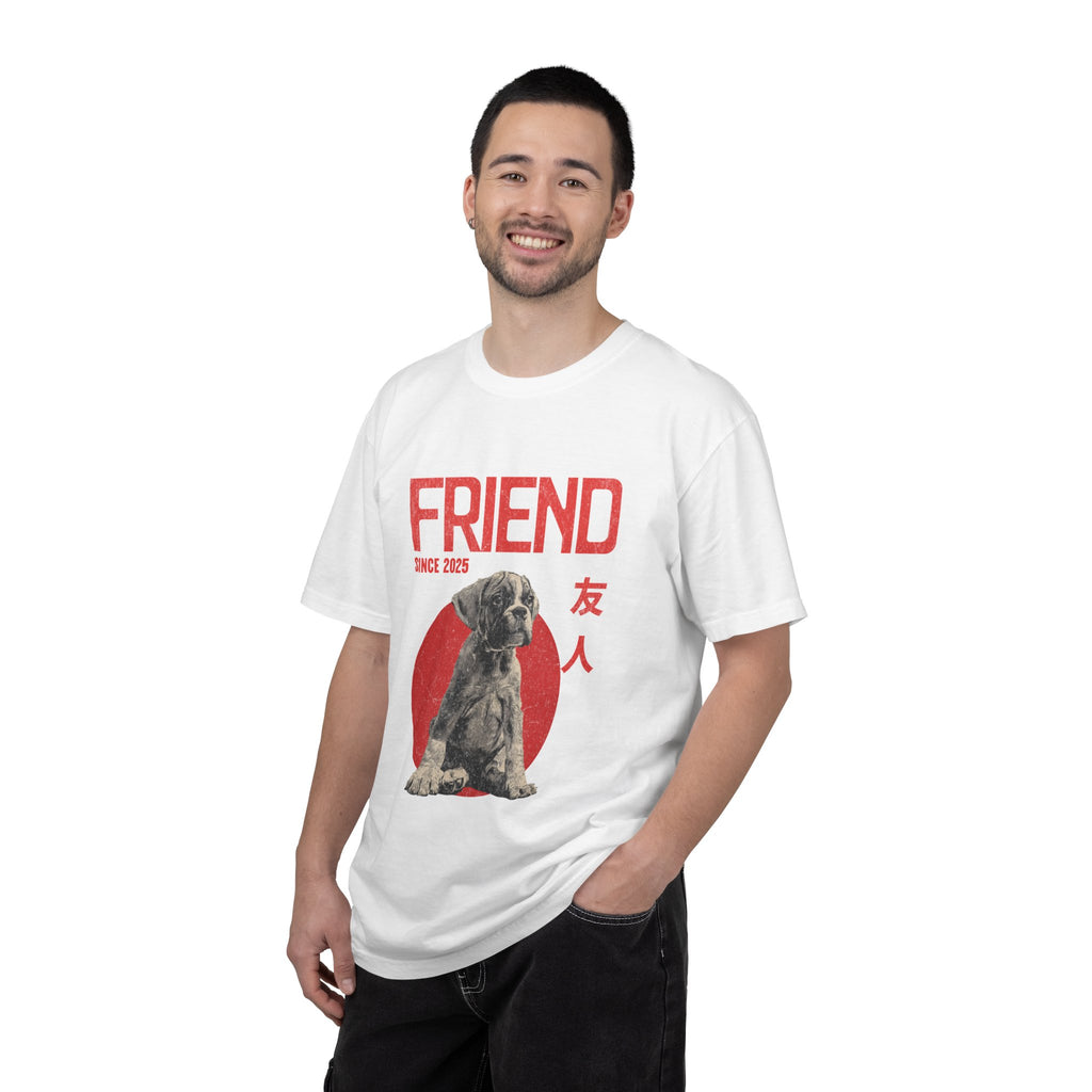 Boxer Puppy T-shirt | Anime Dog Shirt | Pet Memorial, Adoption Gift | Custom Year Personalization | Comfort Colors®