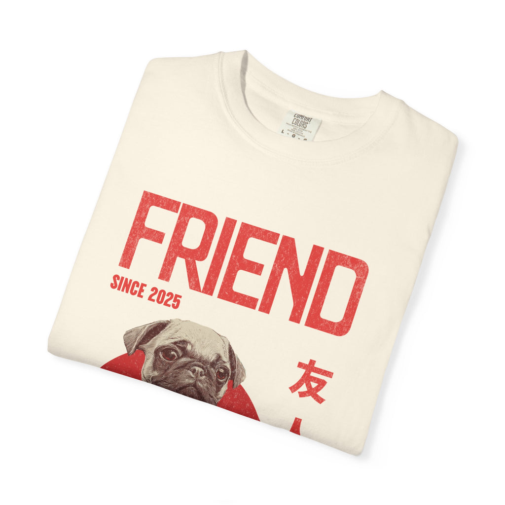 Pug Puppy T-shirt | Anime Dog Shirt | Pet Memorial, Adoption Gift | Custom Year Personalization | Dog mama |Comfort Colors®