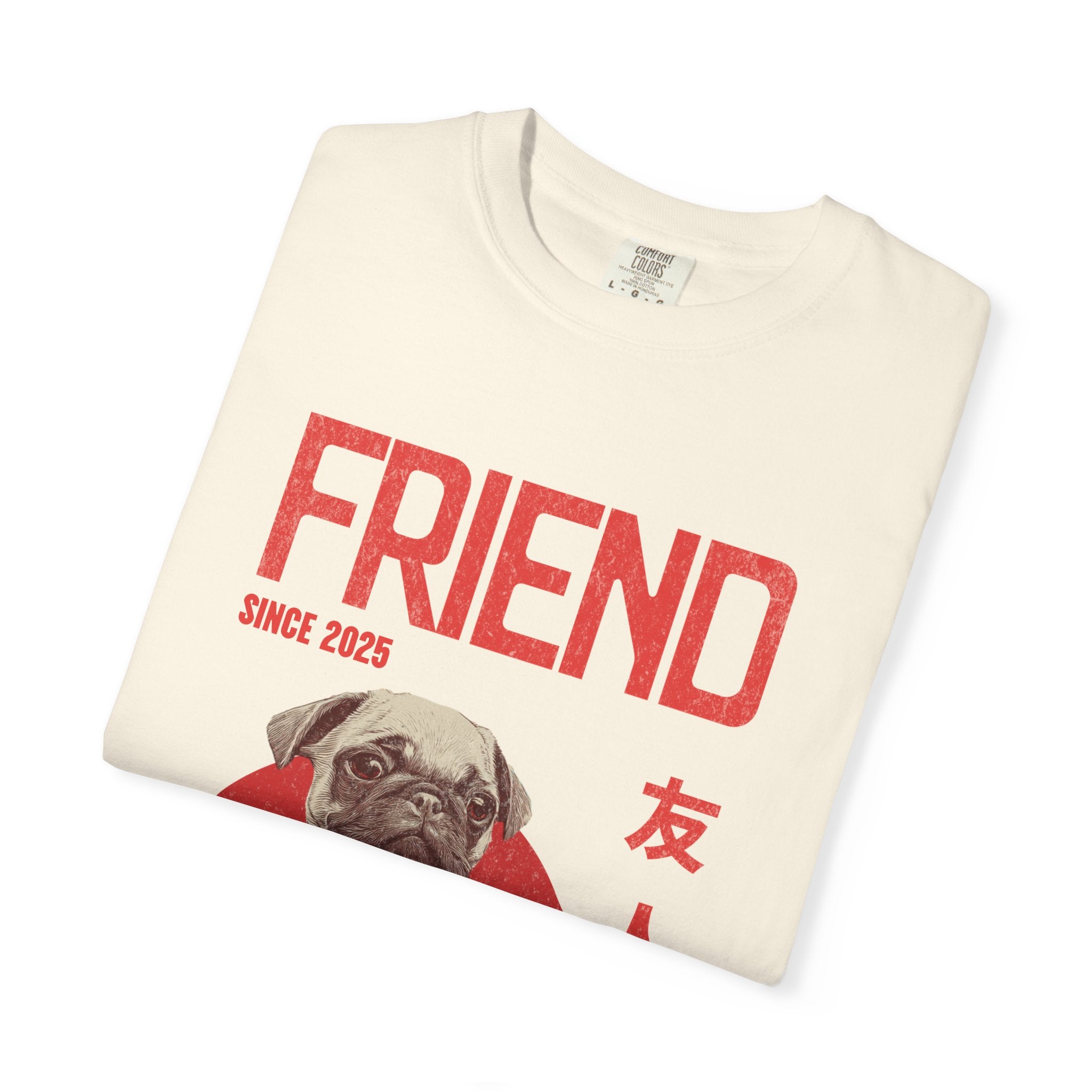 Pug Puppy T-shirt | Anime Dog Shirt | Pet Memorial, Adoption Gift | Custom Year Personalization | Dog mama |Comfort Colors®
