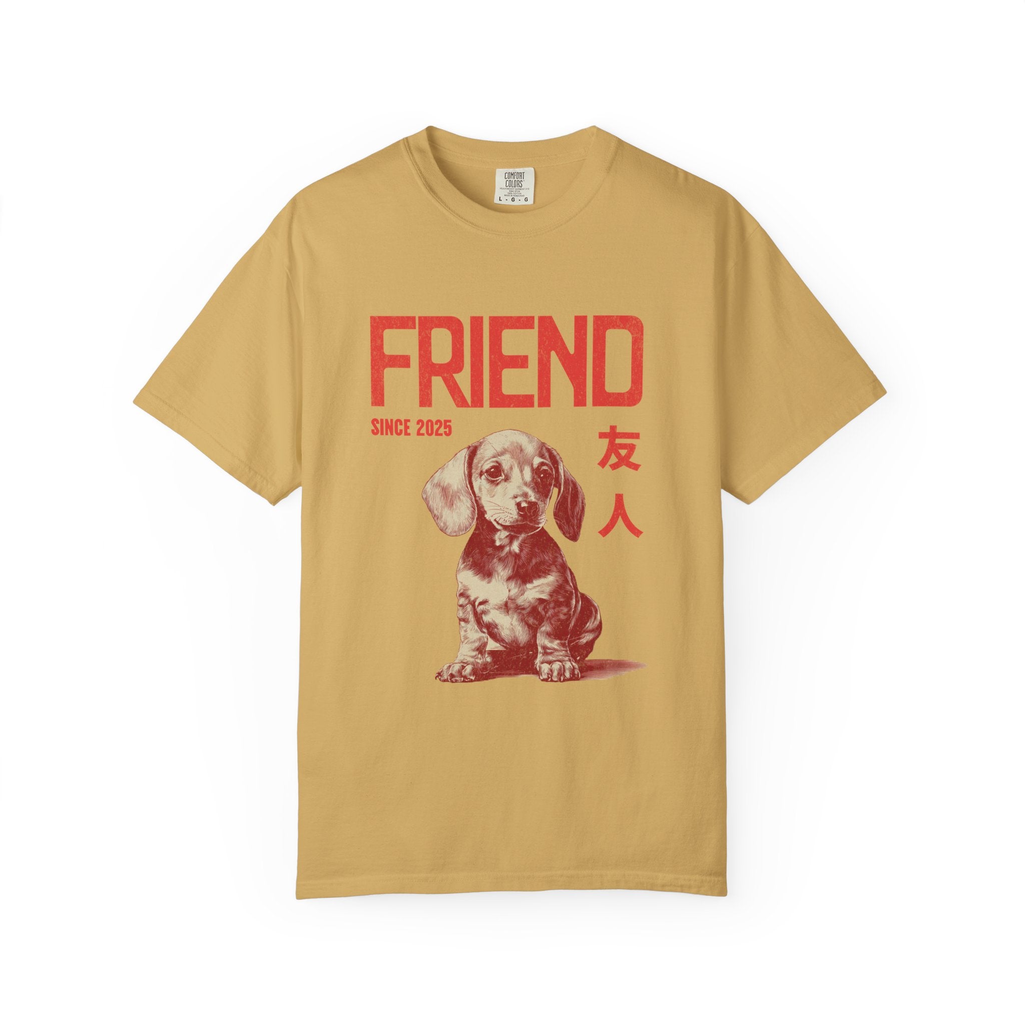 Dachshund Puppy T-shirt | Anime Dog Shirt | Pet Memorial, Adoption Gift | Custom Year Personalization | Puppy owner mama |Comfort Colors®