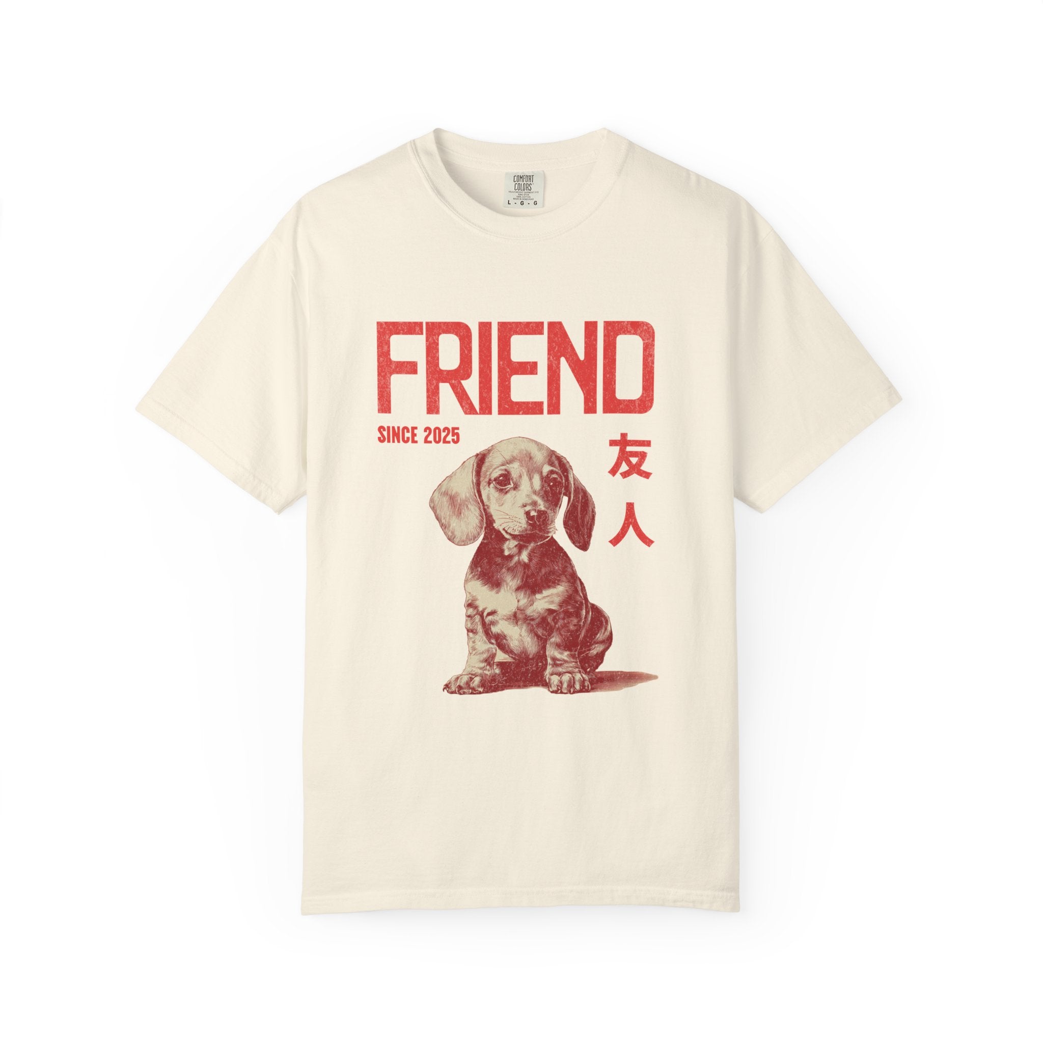 Dachshund Puppy T-shirt | Anime Dog Shirt | Pet Memorial, Adoption Gift | Custom Year Personalization | Puppy owner mama |Comfort Colors®