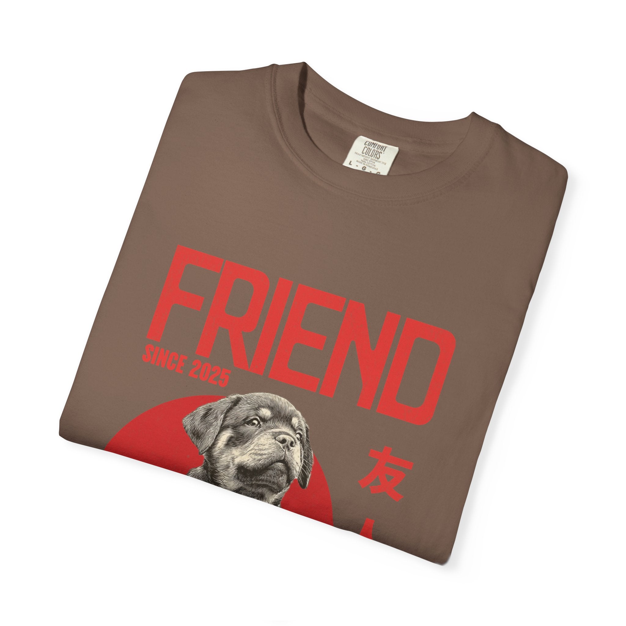 Rottweiler Puppy T-shirt | Anime Dog Shirt | Pet Memorial, Adoption Gift | Custom Year Personalization | Comfort Colors®