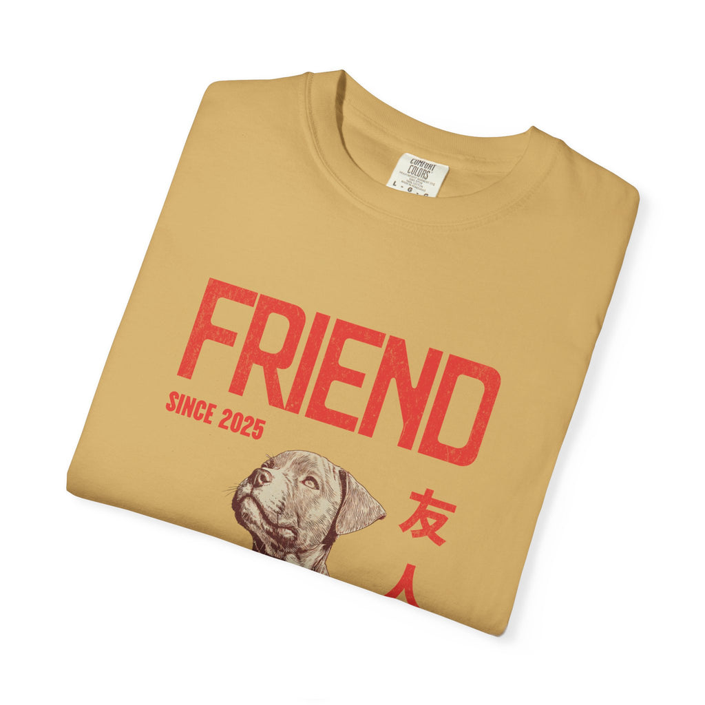 Pitbull Friend Shirt  | Anime Dog T-Shirt | Unisex Birthday Gift | Custom Year Personalization | Gift for Dog Lovers and Anime Fans