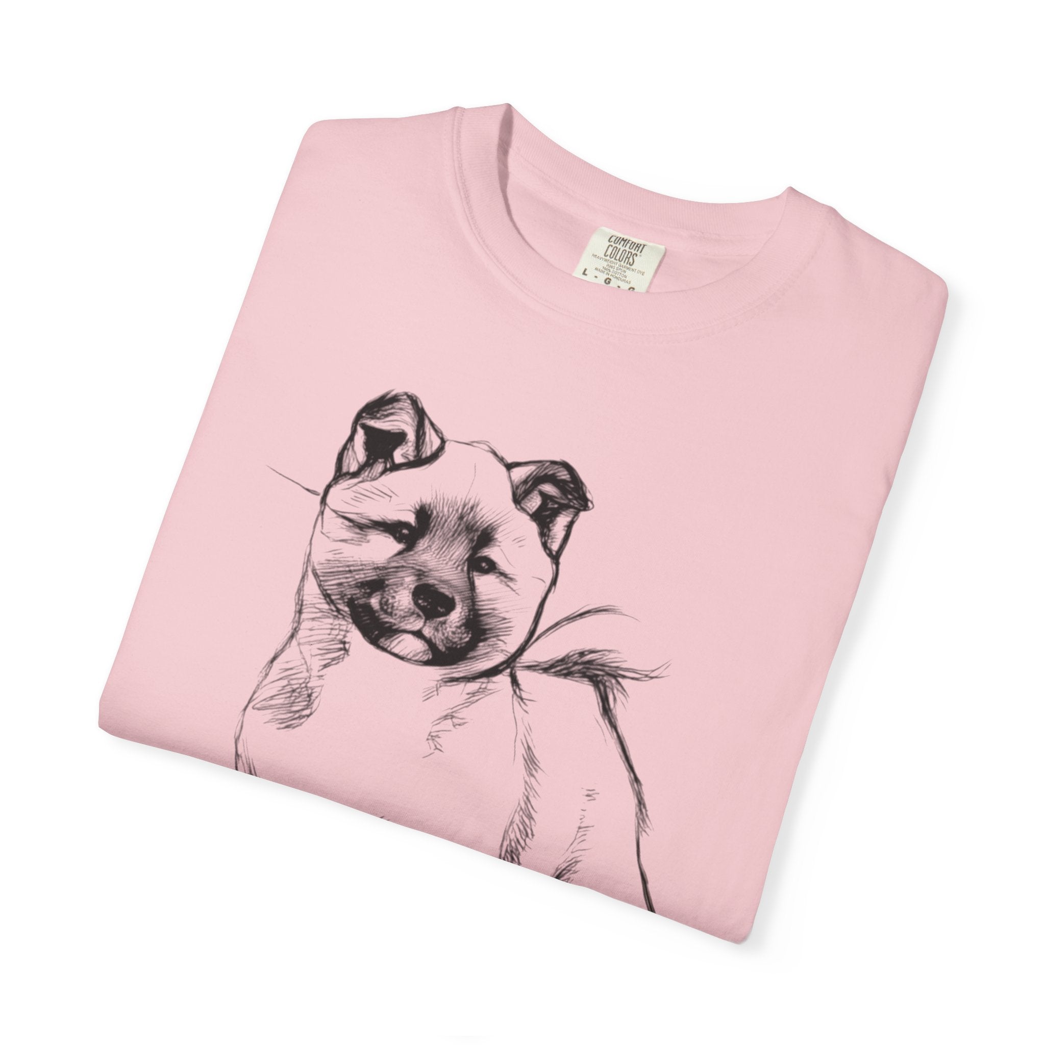 Personalized American Akita T-Shirt | Custom Dog Name Tee | Comfort Colors 1717 Tee | Minimal Sketch Vintage Style | Dog lover gift