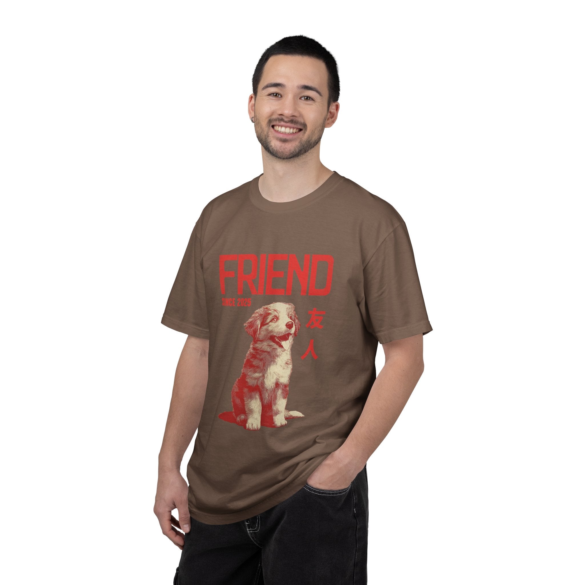 Australian Shepherd Friend Tee | Anime Dog Shirt | Unisex Birthday Gift | Custom Year Personalization | Gift for Dog Lovers and Anime Fans