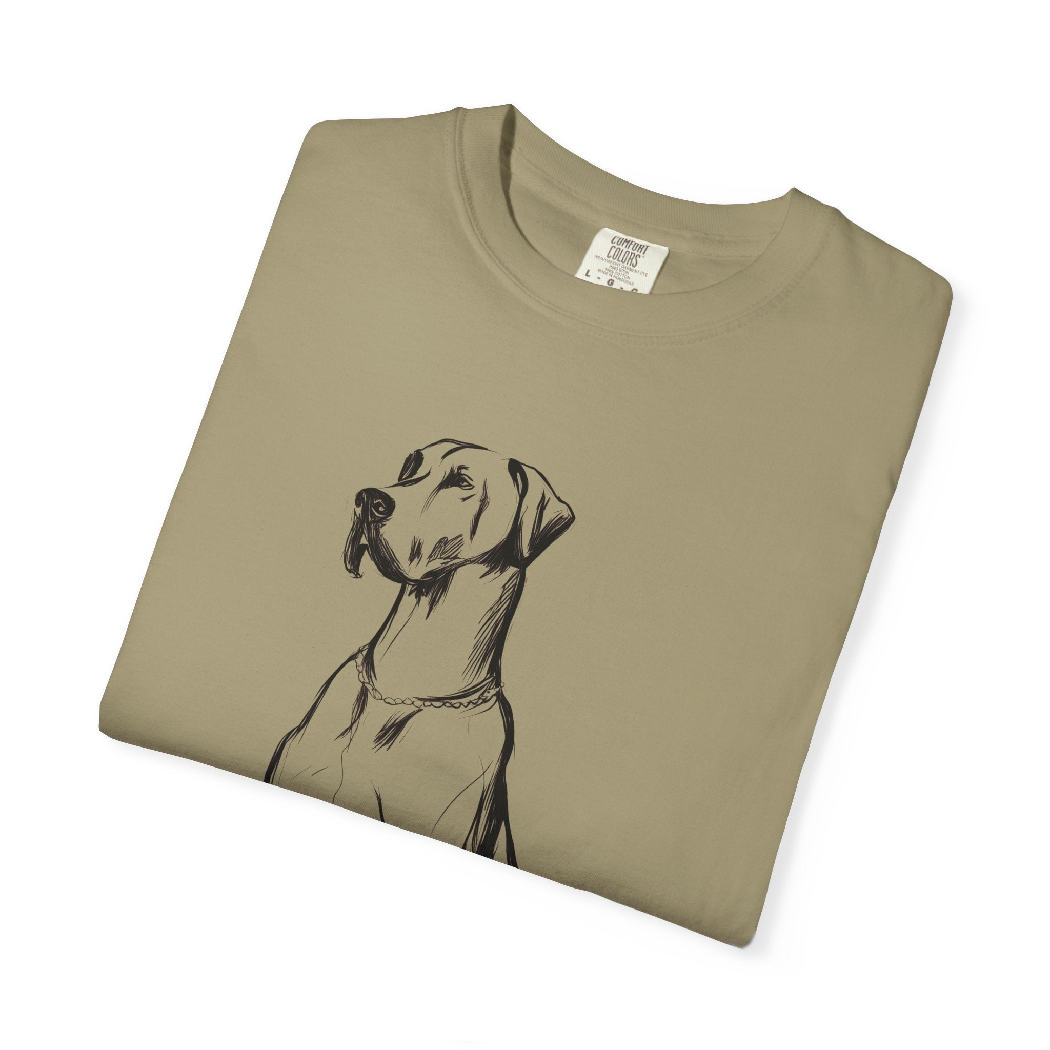 Personalized Great Dane T-Shirt | Custom Dog Name Tee | Comfort Colors Tee | Minimal Sketch Vintage Style | Dog lover gift