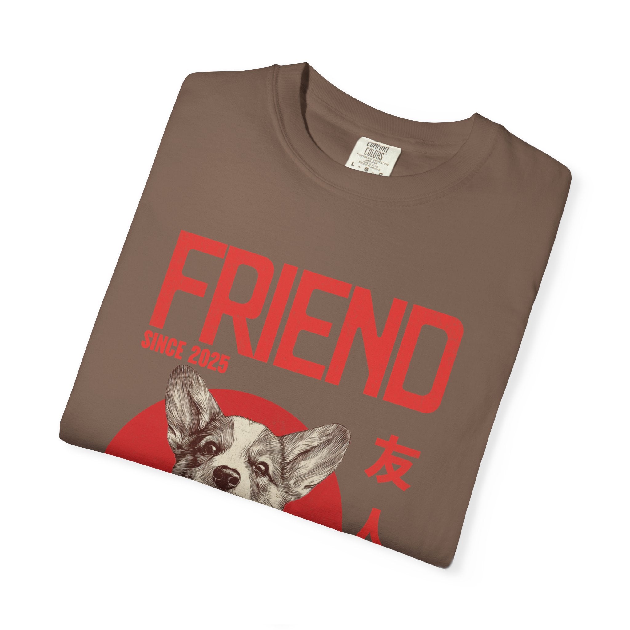 Corgi Puppy T-shirt | Anime Dog Shirt | Pet Memorial, Adoption Gift | Custom Year Personalization | Puppy owner mama |Comfort Colors®