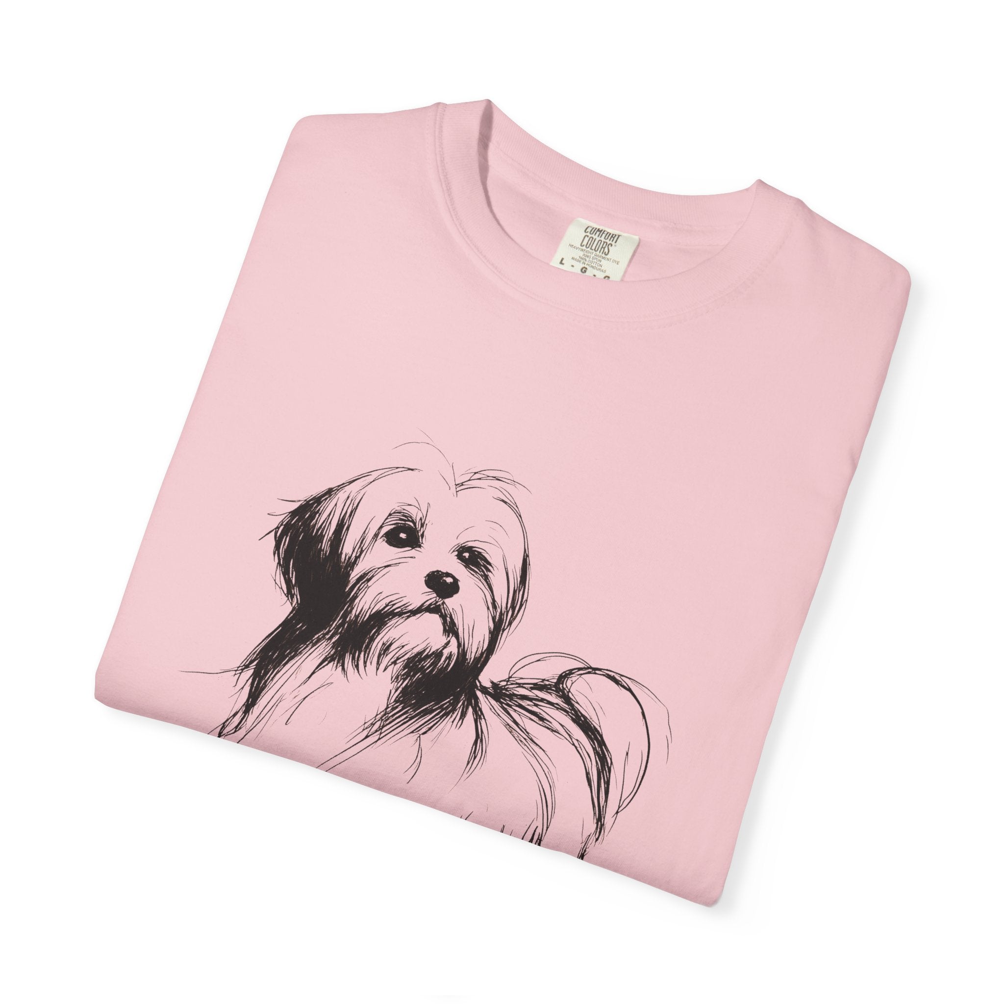 Personalized Havanese T-Shirt | Custom Dog Name Tee | Comfort Colors Tee | Minimal Sketch Vintage Style | Dog lover gift