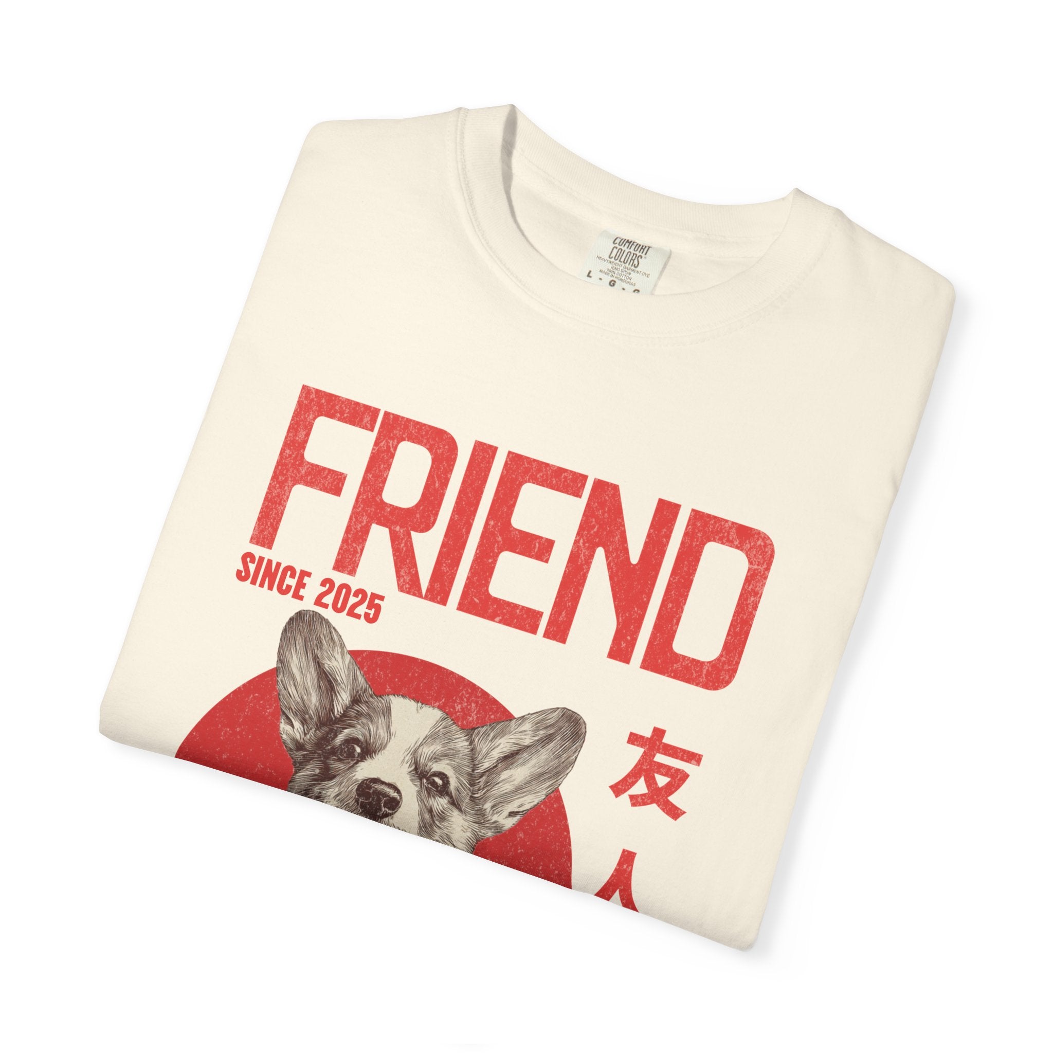 Corgi Puppy T-shirt | Anime Dog Shirt | Pet Memorial, Adoption Gift | Custom Year Personalization | Puppy owner mama |Comfort Colors®