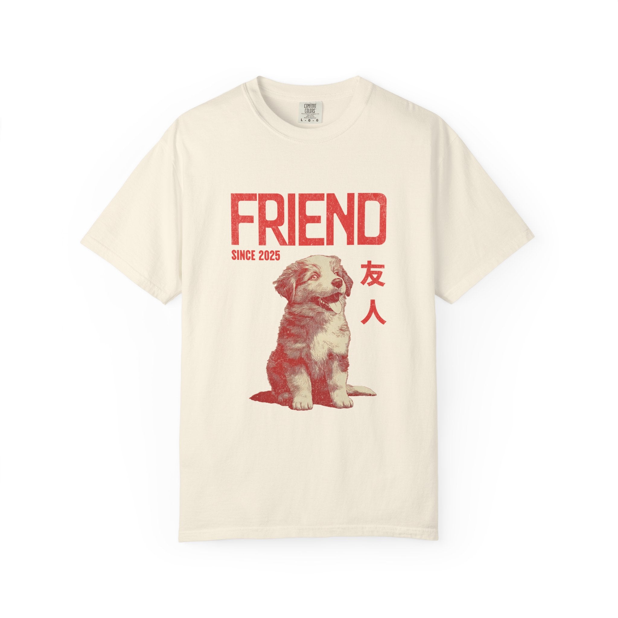 Australian Shepherd Friend Tee | Anime Dog Shirt | Unisex Birthday Gift | Custom Year Personalization | Gift for Dog Lovers and Anime Fans