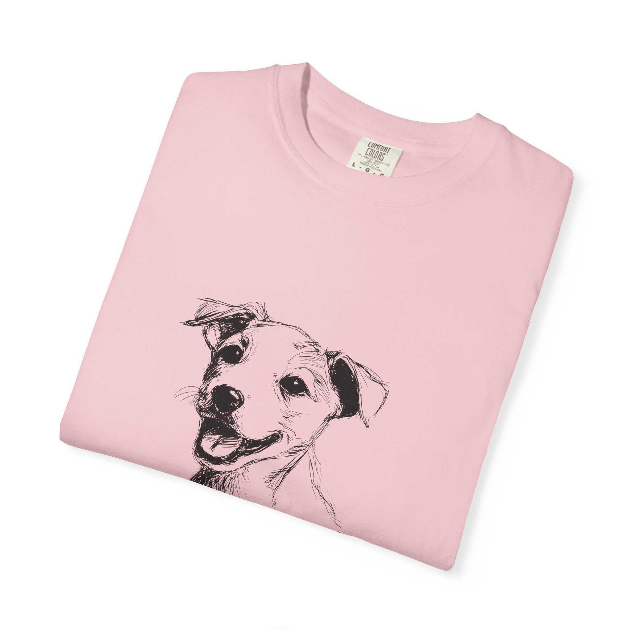 Personalized Jack Russell T-Shirt | Custom Dog Name Tee | Comfort Colors 1717 Tee | Minimal Sketch Vintage Style | Dog lover gift