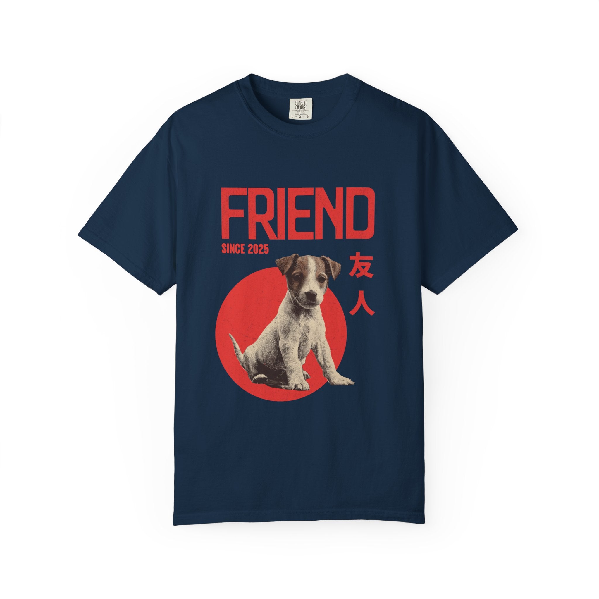 Jack Russel Puppy T-shirt | Anime Dog Shirt | Pet Memorial, Adoption Gift | Custom Year Personalization | Comfort Colors®