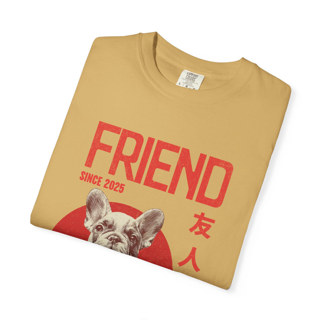 French Bulldog Puppy Tee | Anime Dog Shirt | Unisex Birthday Gift | Custom Year Personalization | Gift for Dog Lovers and Anime Fans