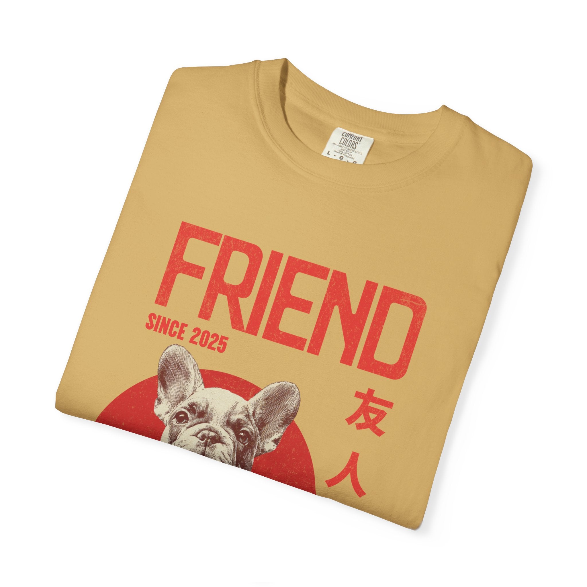 French Bulldog Puppy Tee | Anime Dog Shirt | Unisex Birthday Gift | Custom Year Personalization | Gift for Dog Lovers and Anime Fans