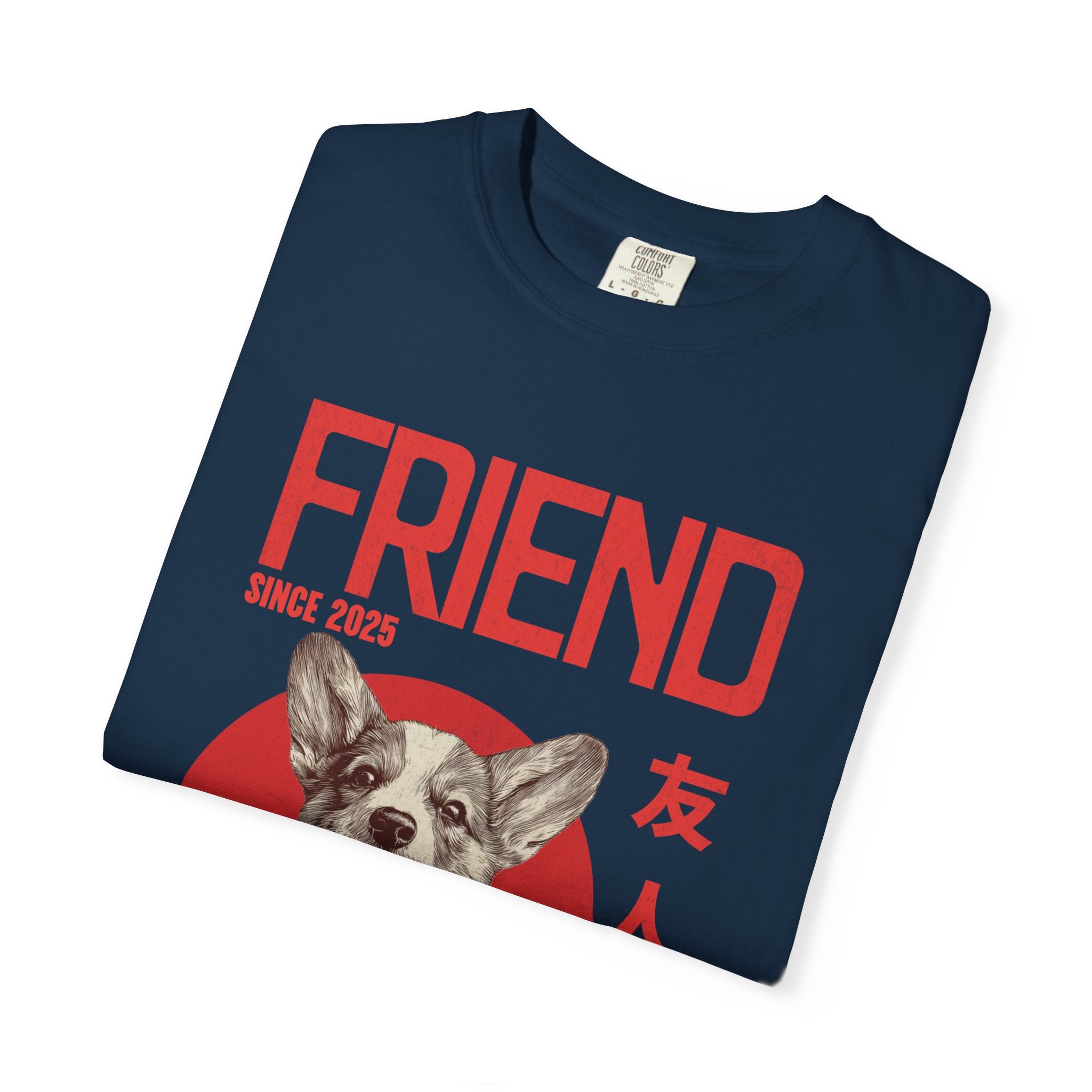 Corgi Puppy T-shirt | Anime Dog Shirt | Pet Memorial, Adoption Gift | Custom Year Personalization | Puppy owner mama |Comfort Colors®
