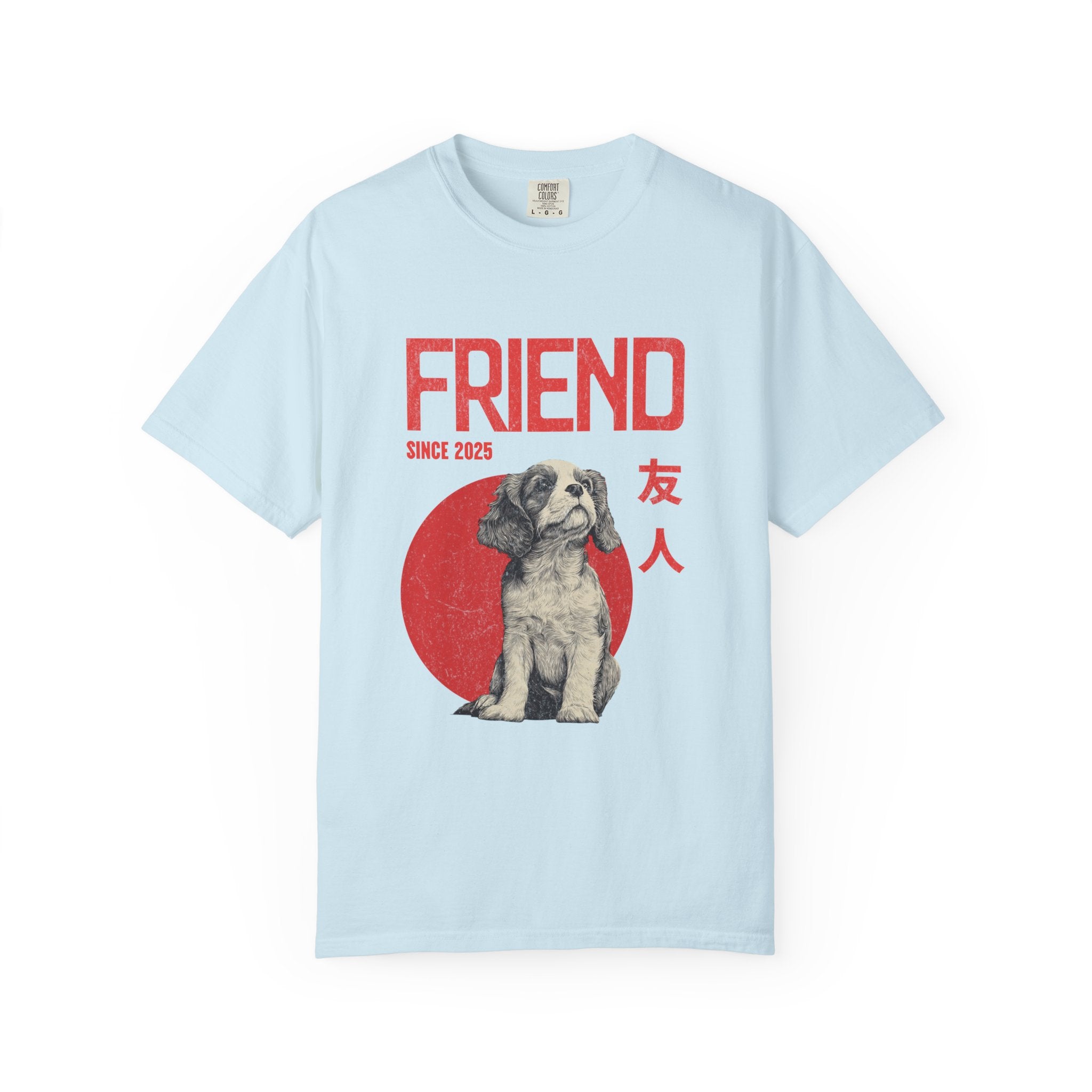 Cavalier King Charles Spaniel Puppy T-shirt | Anime Dog Shirt | Pet Memorial, Adoption Gift | Custom Year Personalization | Comfort Colors®