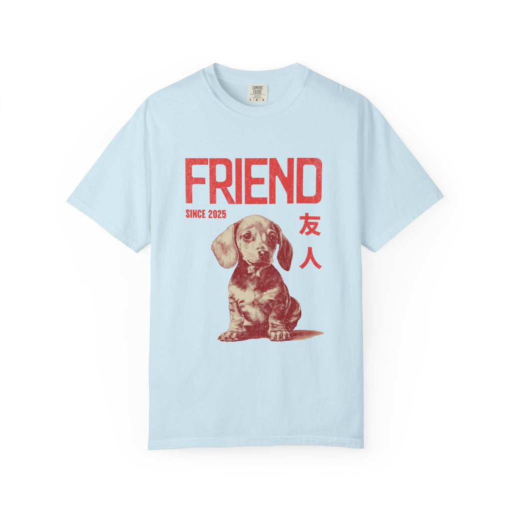 Dachshund Puppy T-shirt | Anime Dog Shirt | Pet Memorial, Adoption Gift | Custom Year Personalization | Puppy owner mama |Comfort Colors®