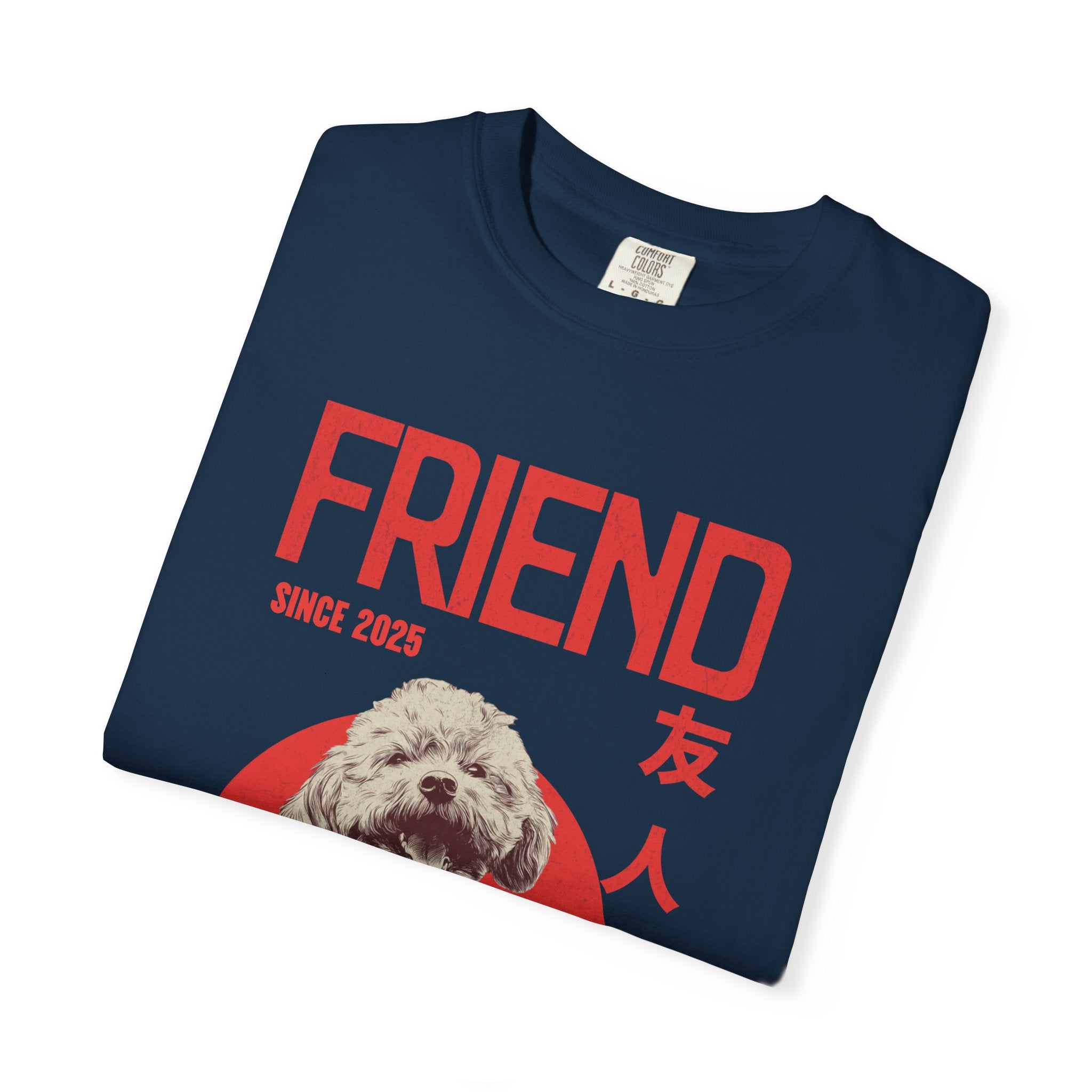 Poodle Puppy T-shirt | Anime Dog Shirt | Unisex Birthday Gift | Custom Year Personalization | Gift for Dog Lovers and Anime Fans