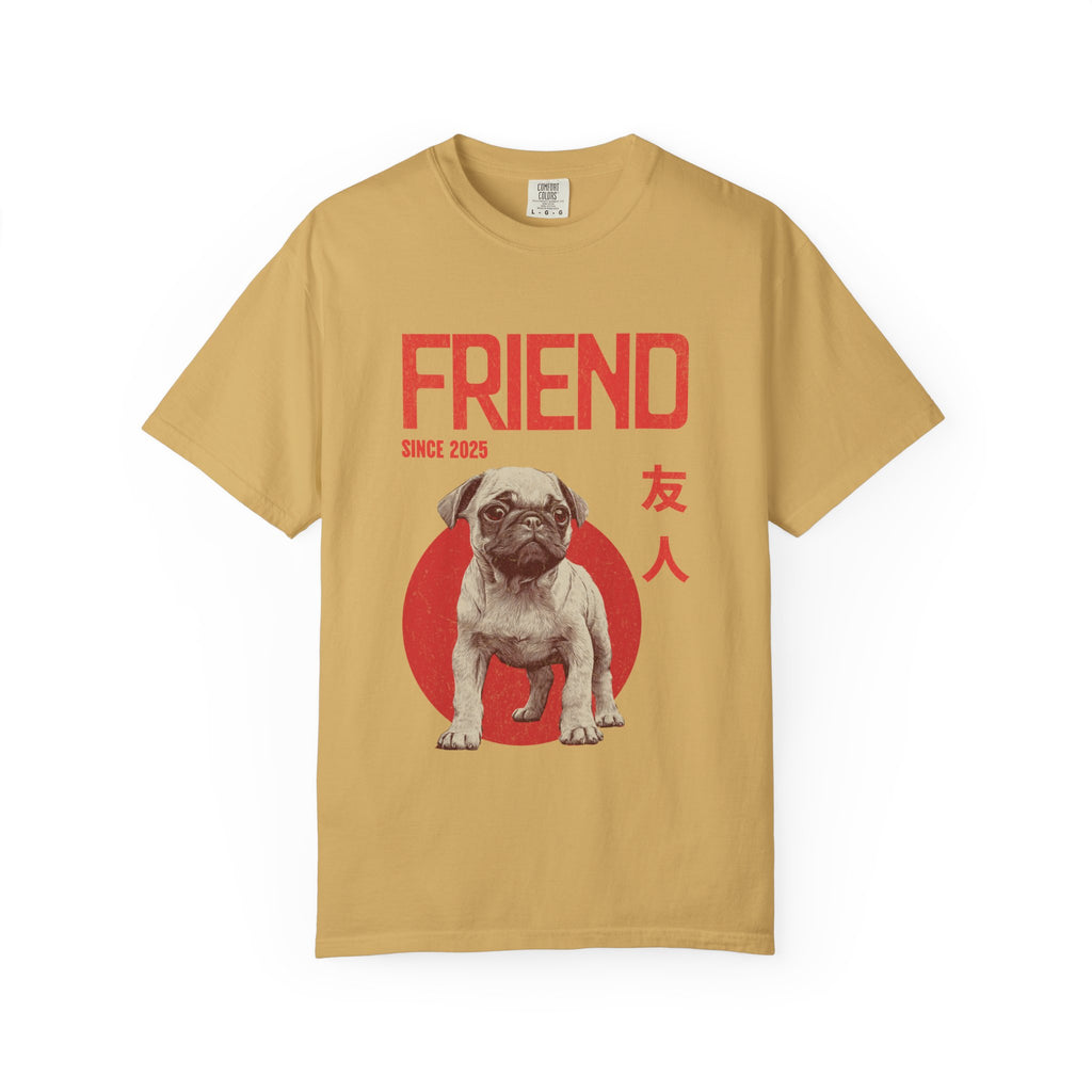 Pug Puppy T-shirt | Anime Dog Shirt | Pet Memorial, Adoption Gift | Custom Year Personalization | Dog mama |Comfort Colors®