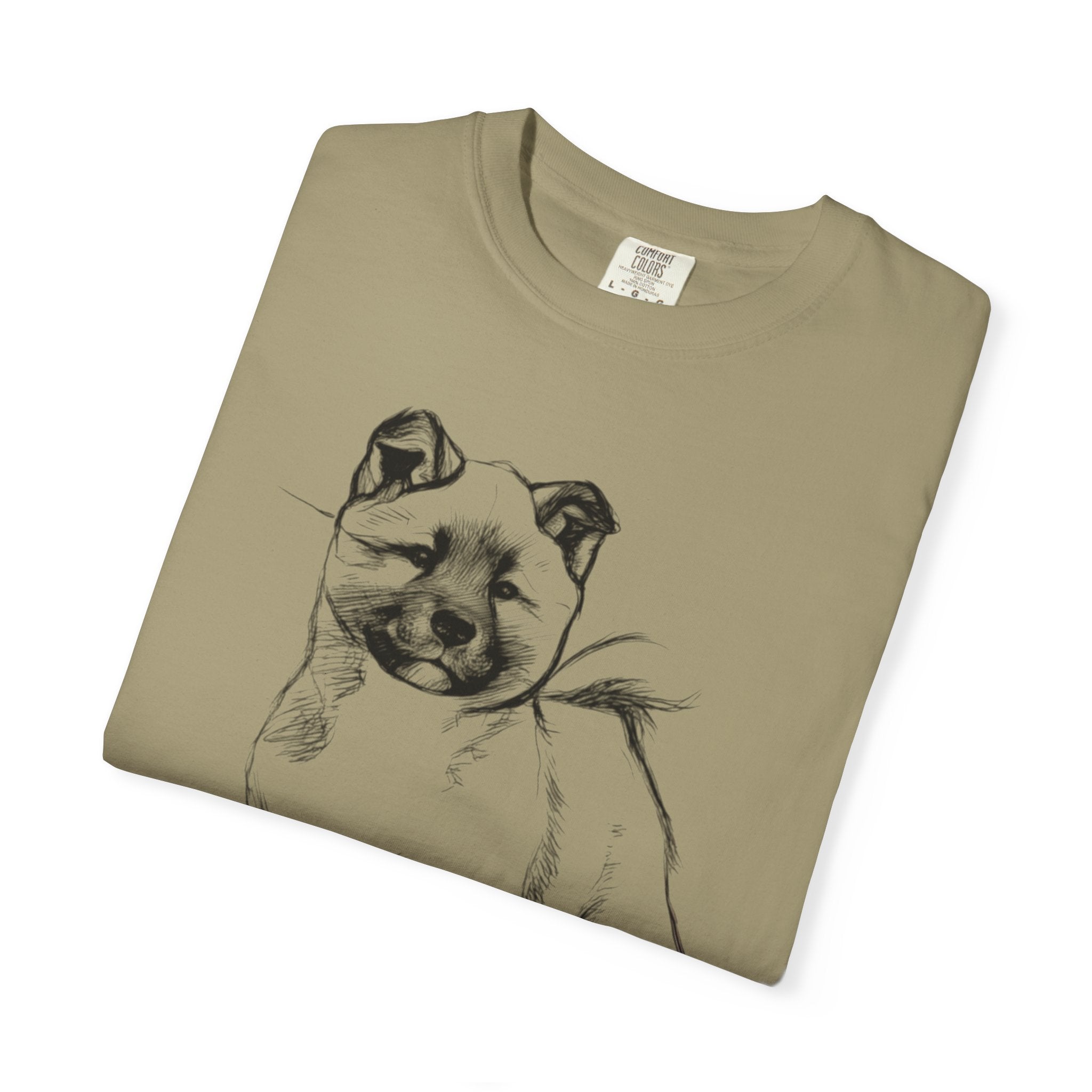 Personalized American Akita T-Shirt | Custom Dog Name Tee | Comfort Colors 1717 Tee | Minimal Sketch Vintage Style | Dog lover gift
