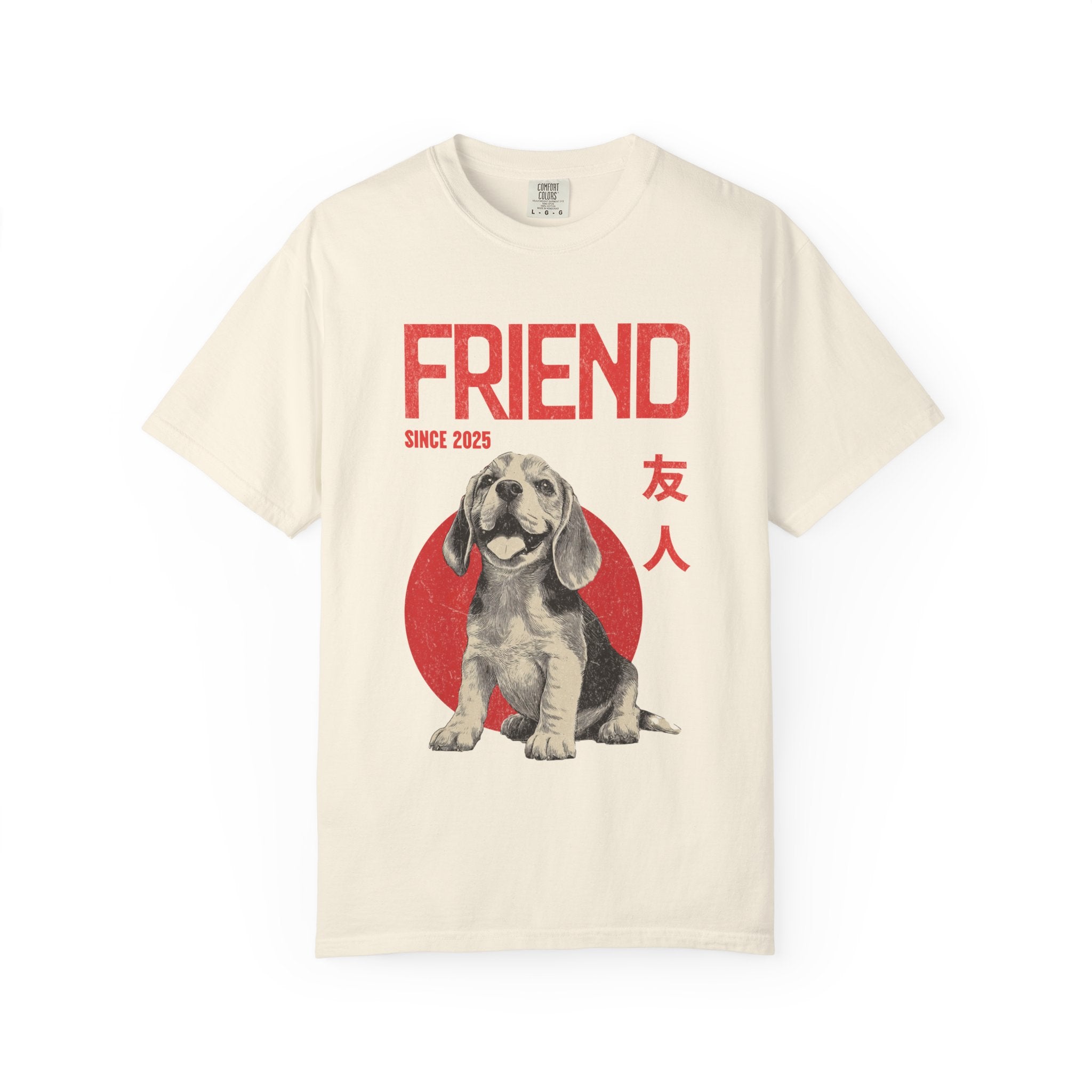 Beagle Puppy T-shirt | Anime Dog Shirt | Pet Memorial, Adoption Gift | Custom Year Personalization | Puppy owner mama |Comfort Colors®