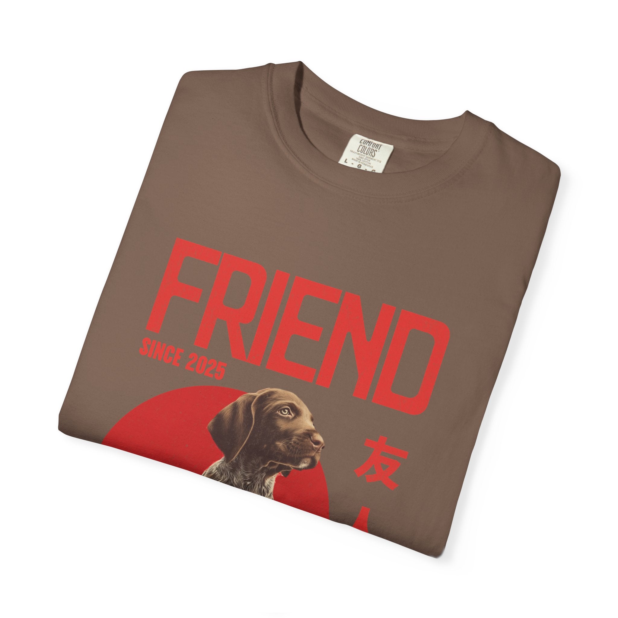 German Pointer Puppy T-shirt | Anime Dog Shirt | Pet Memorial, Adoption Gift | Custom Year Personalization | Comfort Colors®