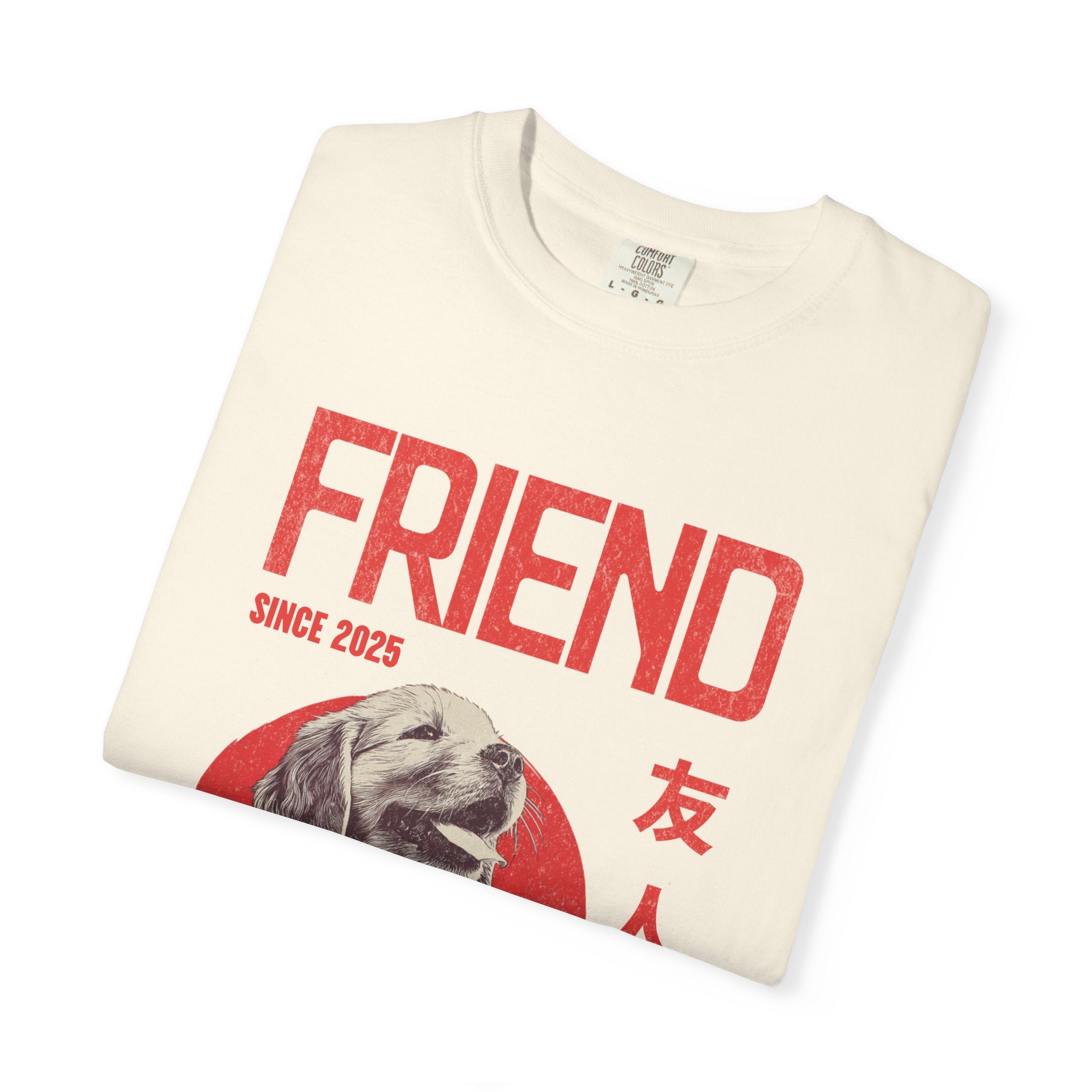 Golden Retriever Puppy Tee | Anime Dog Shirt | Unisex Birthday Gift | Custom Year Personalization | Gift for Dog Lovers and Anime Fans