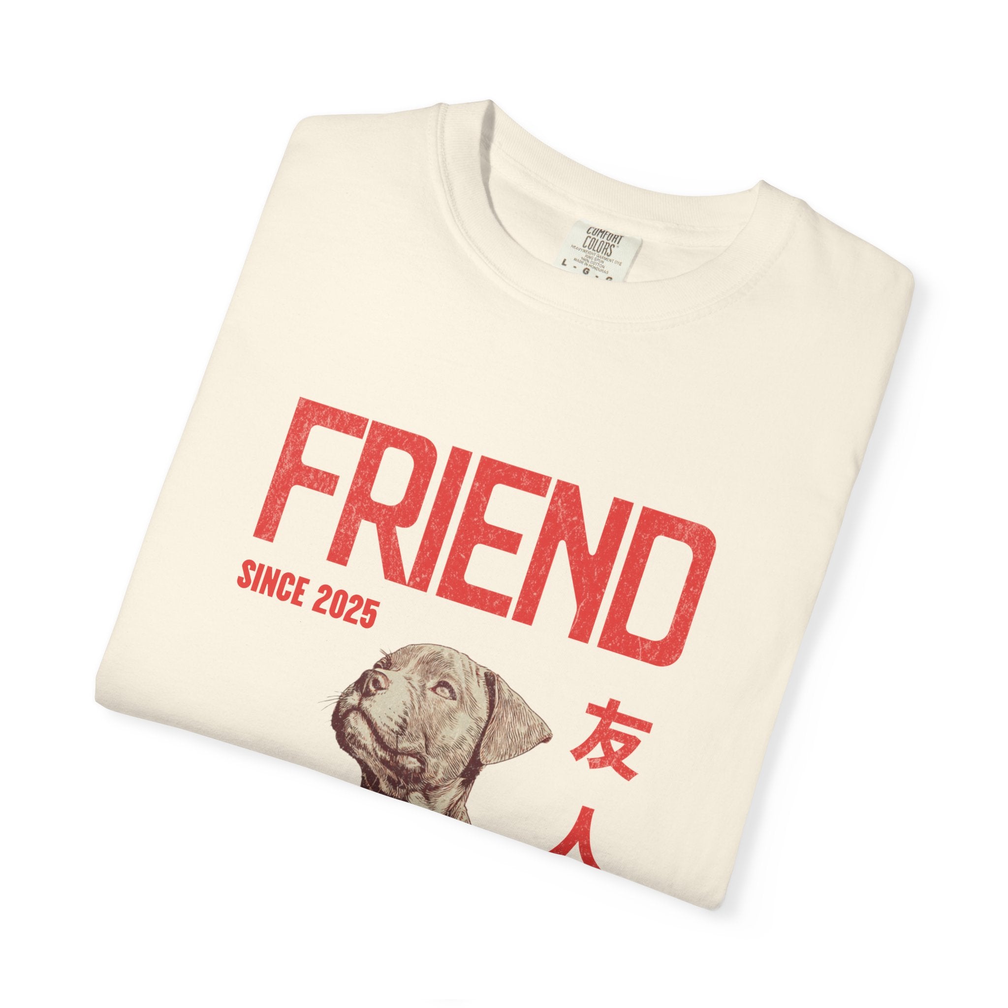 Pitbull Friend Shirt  | Anime Dog T-Shirt | Unisex Birthday Gift | Custom Year Personalization | Gift for Dog Lovers and Anime Fans