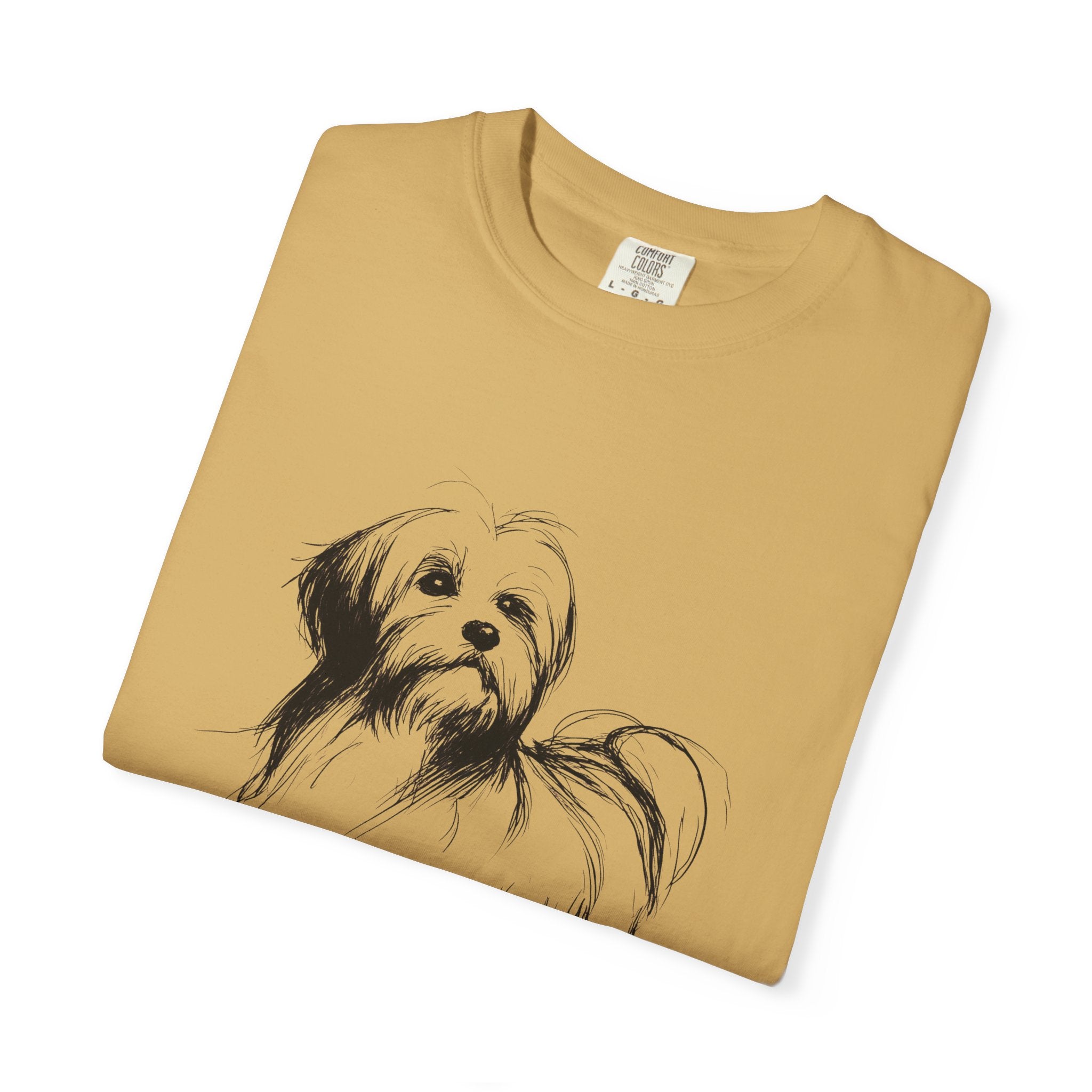 Personalized Havanese T-Shirt | Custom Dog Name Tee | Comfort Colors Tee | Minimal Sketch Vintage Style | Dog lover gift