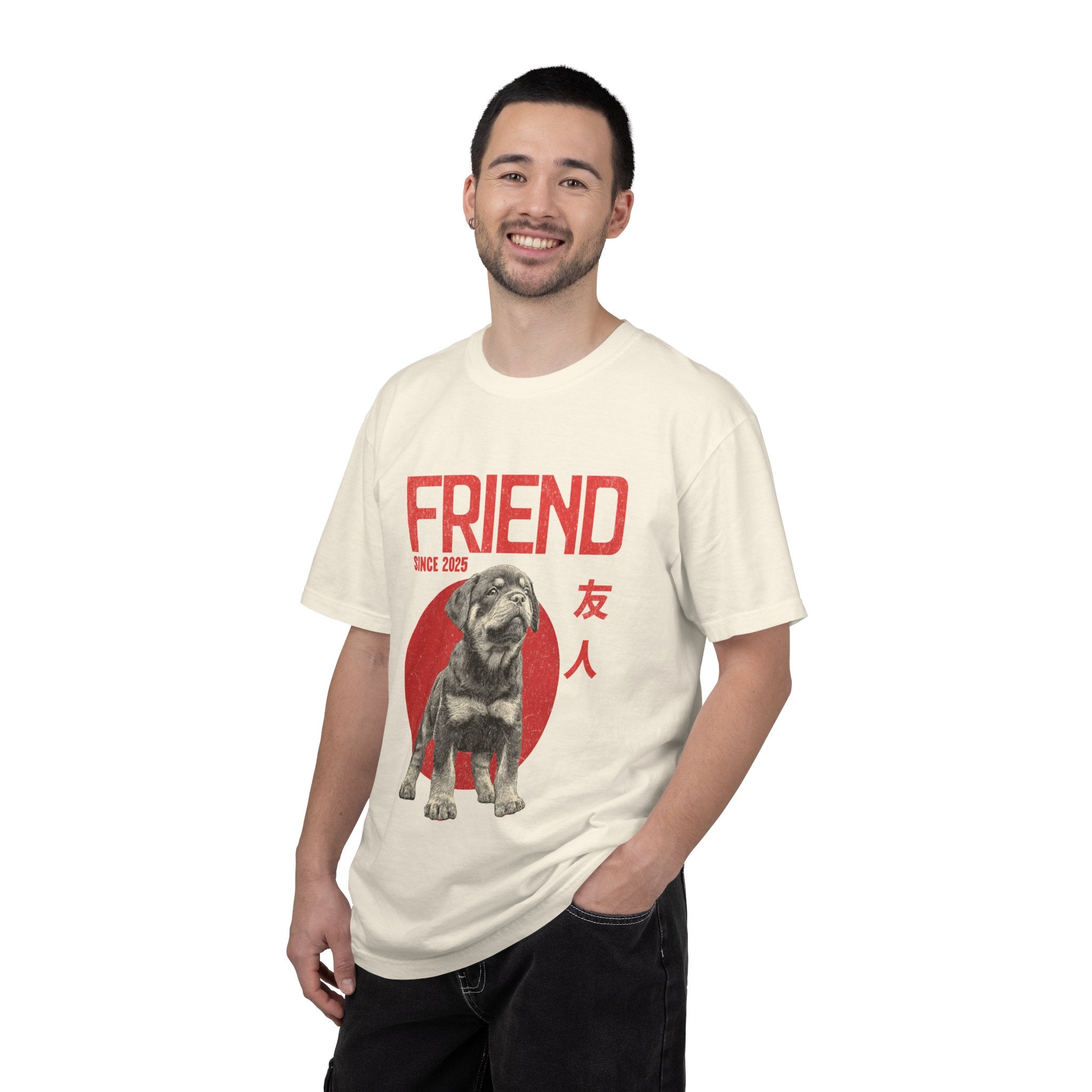 Rottweiler Puppy T-shirt | Anime Dog Shirt | Pet Memorial, Adoption Gift | Custom Year Personalization | Comfort Colors®