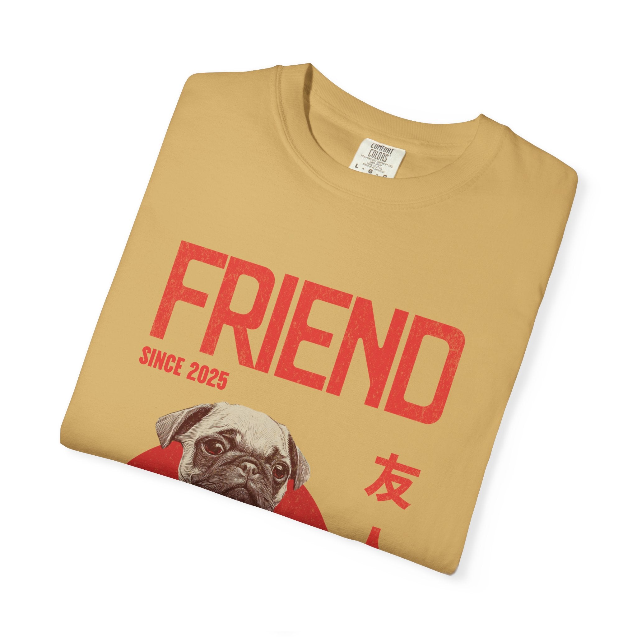 Pug Puppy T-shirt | Anime Dog Shirt | Pet Memorial, Adoption Gift | Custom Year Personalization | Dog mama |Comfort Colors®