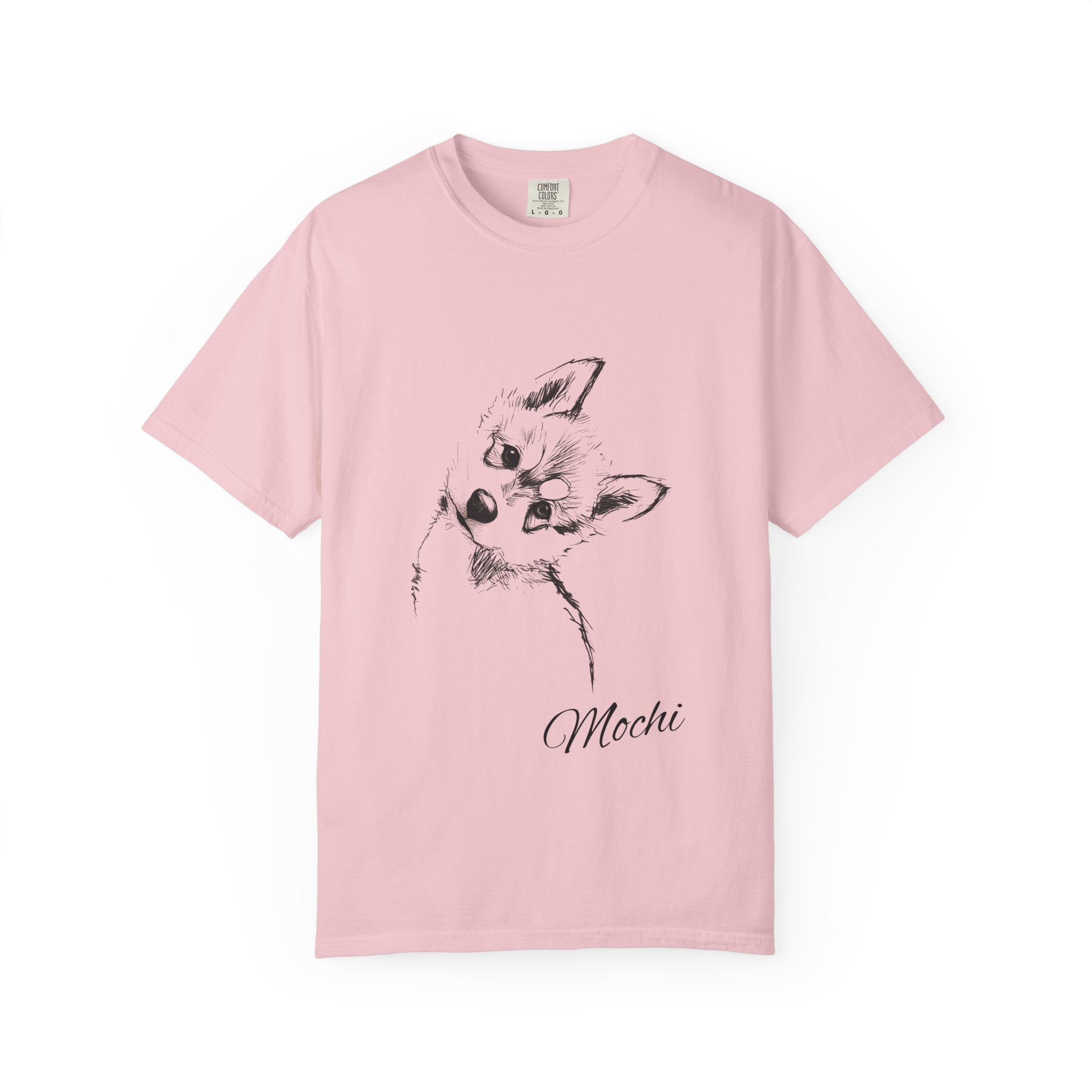 Personalized Husky T-Shirt | Custom Dog Name Tee | Comfort Colors 1717 Tee | Minimal Sketch Vintage Style | Dog lover gift