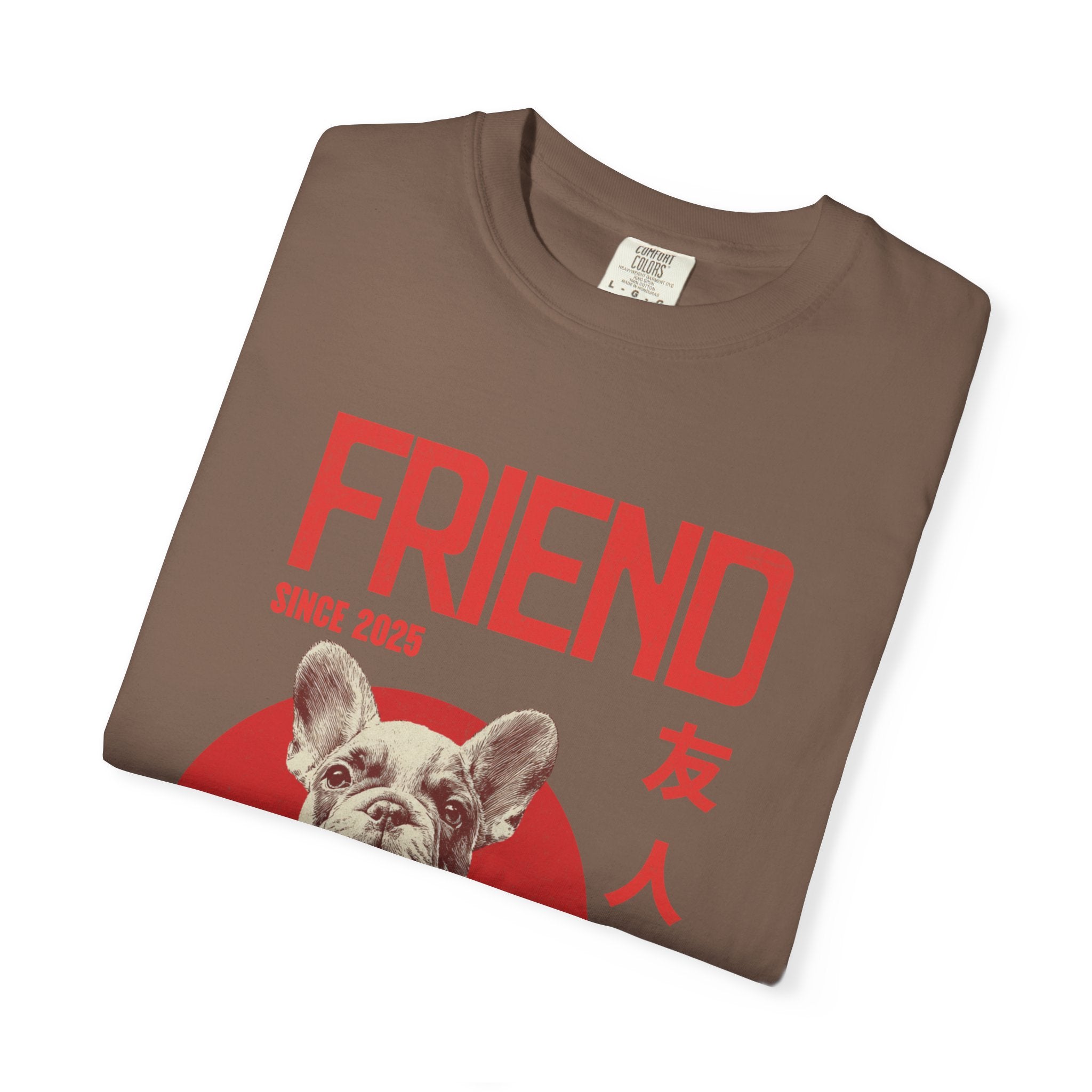 French Bulldog Puppy Tee | Anime Dog Shirt | Unisex Birthday Gift | Custom Year Personalization | Gift for Dog Lovers and Anime Fans